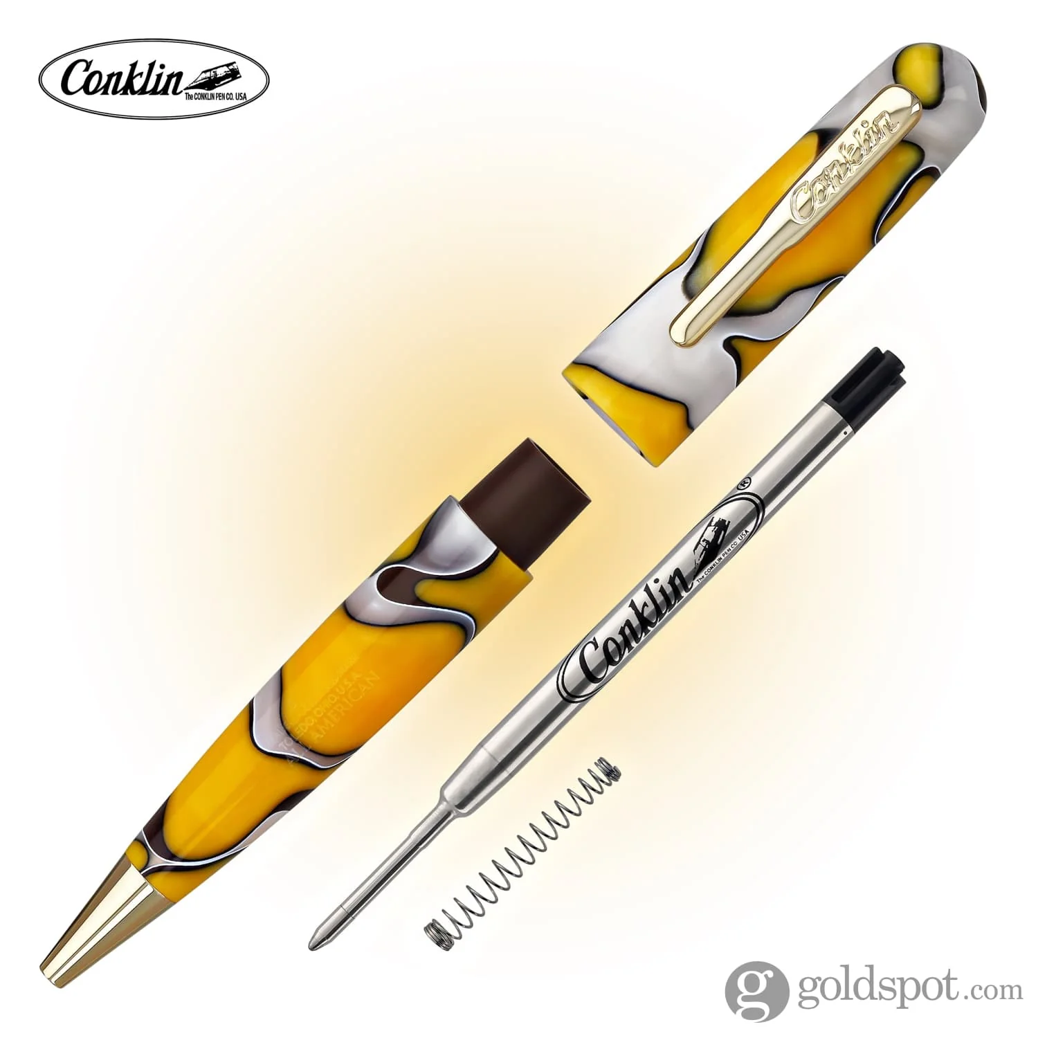 Conklin All American Ballpoint Pen in Yellowstone - Image 6