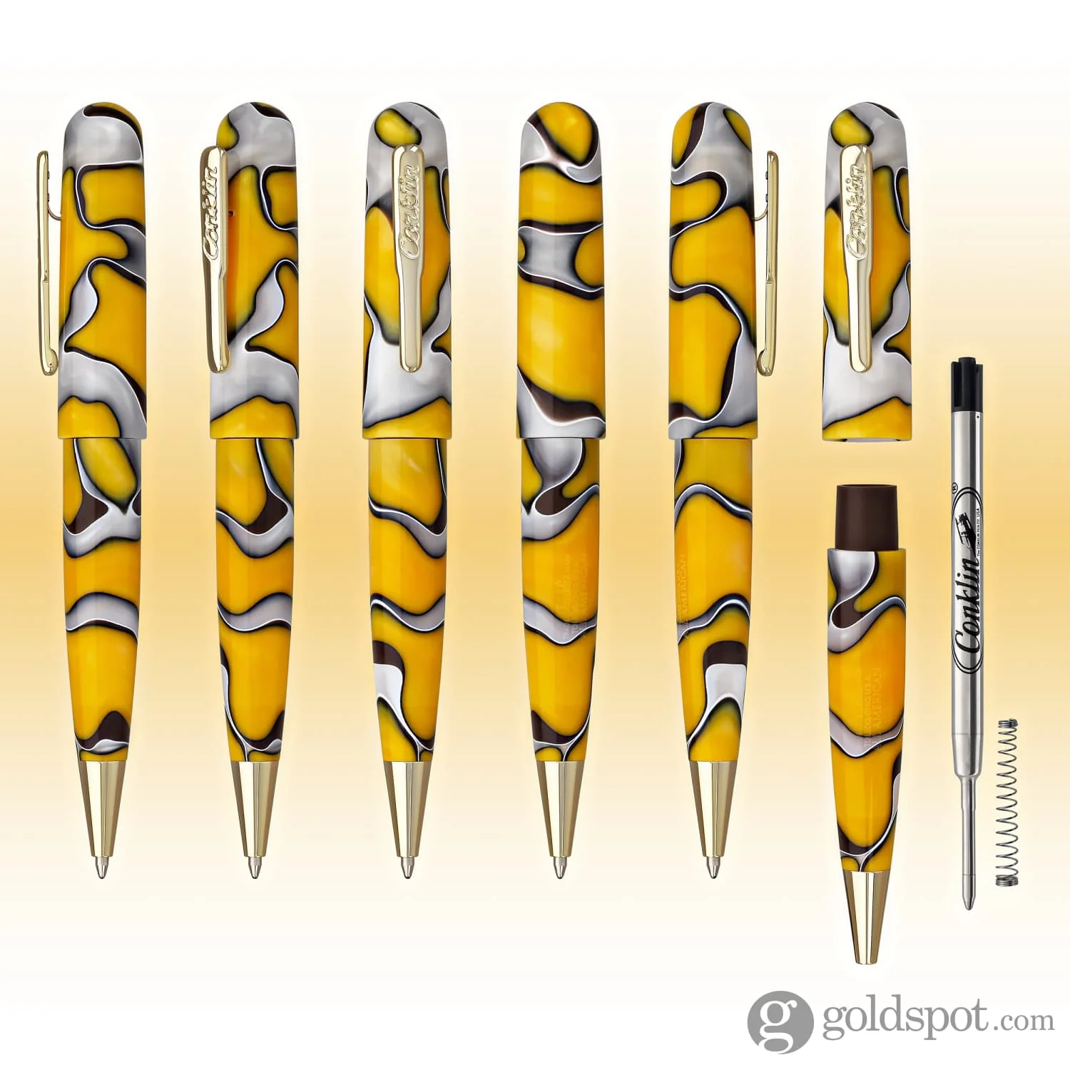 Conklin All American Ballpoint Pen in Yellowstone - Image 7