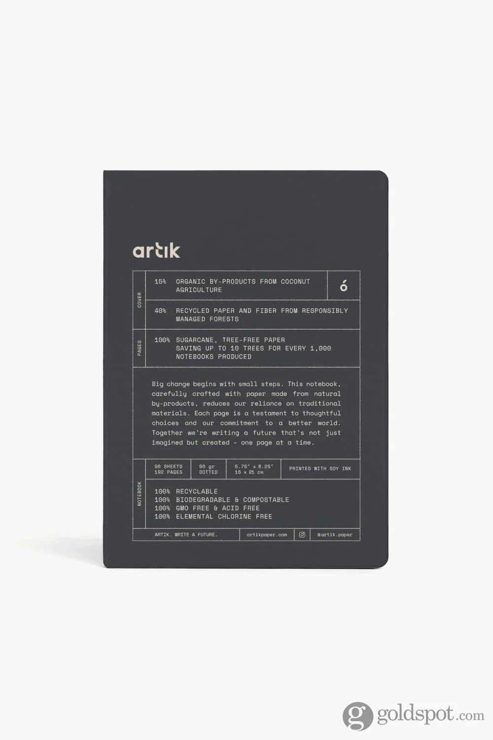 Artik A5 Notebook in Coconut - Image 2