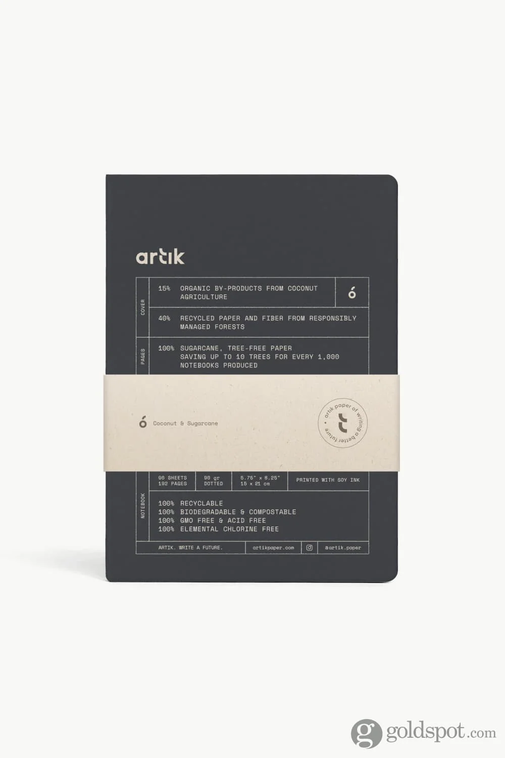 Artik A5 Notebook in Coconut - Image 8