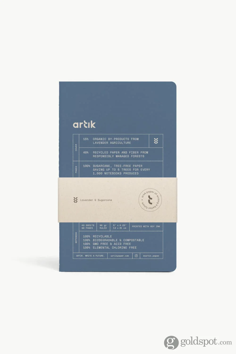 Artik Pack Of 2 Singer Sewn Notebooks in Lavender - Image 6