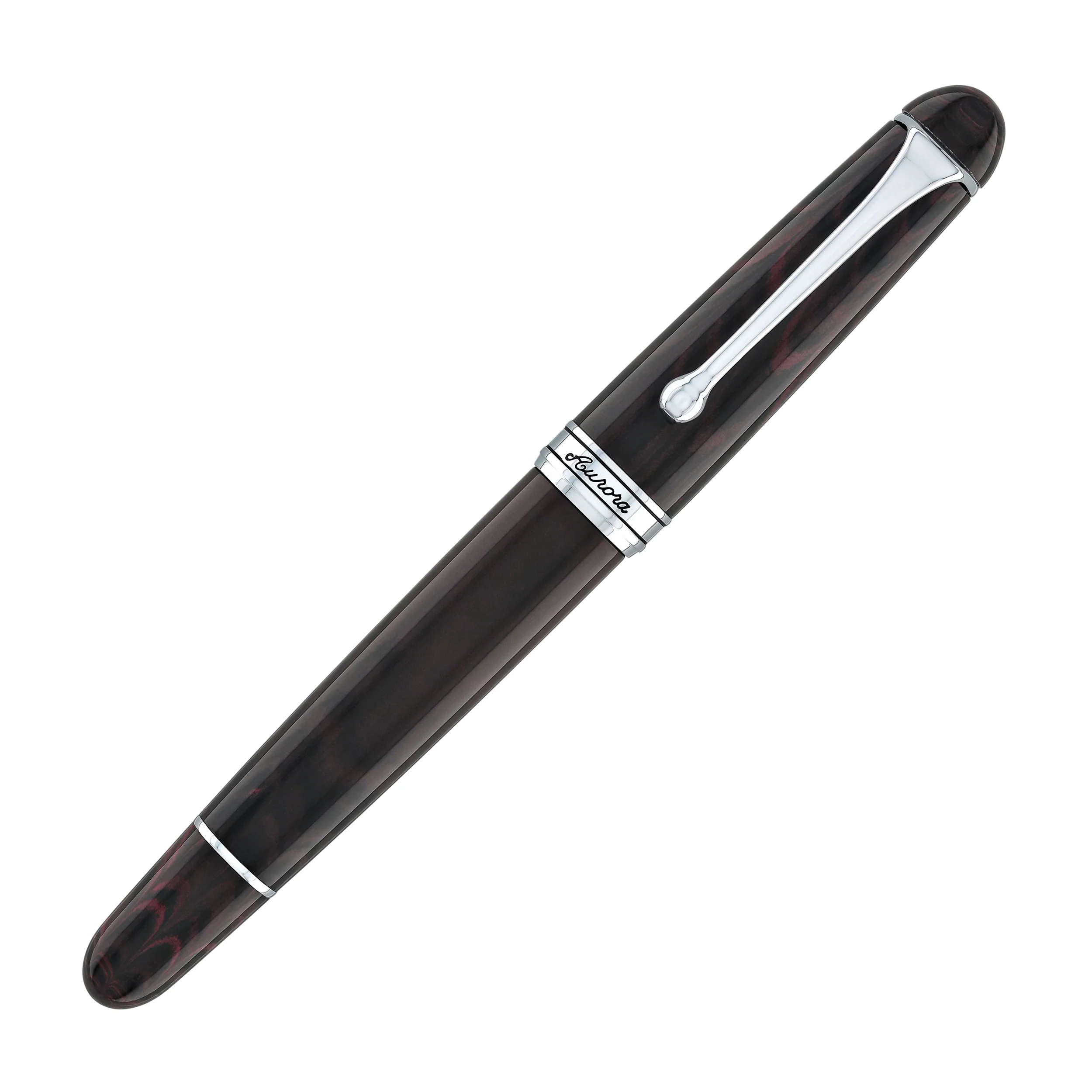 Aurora 88  Fountain Pen in Ebonite Magenta - 18K Gold - Image 2