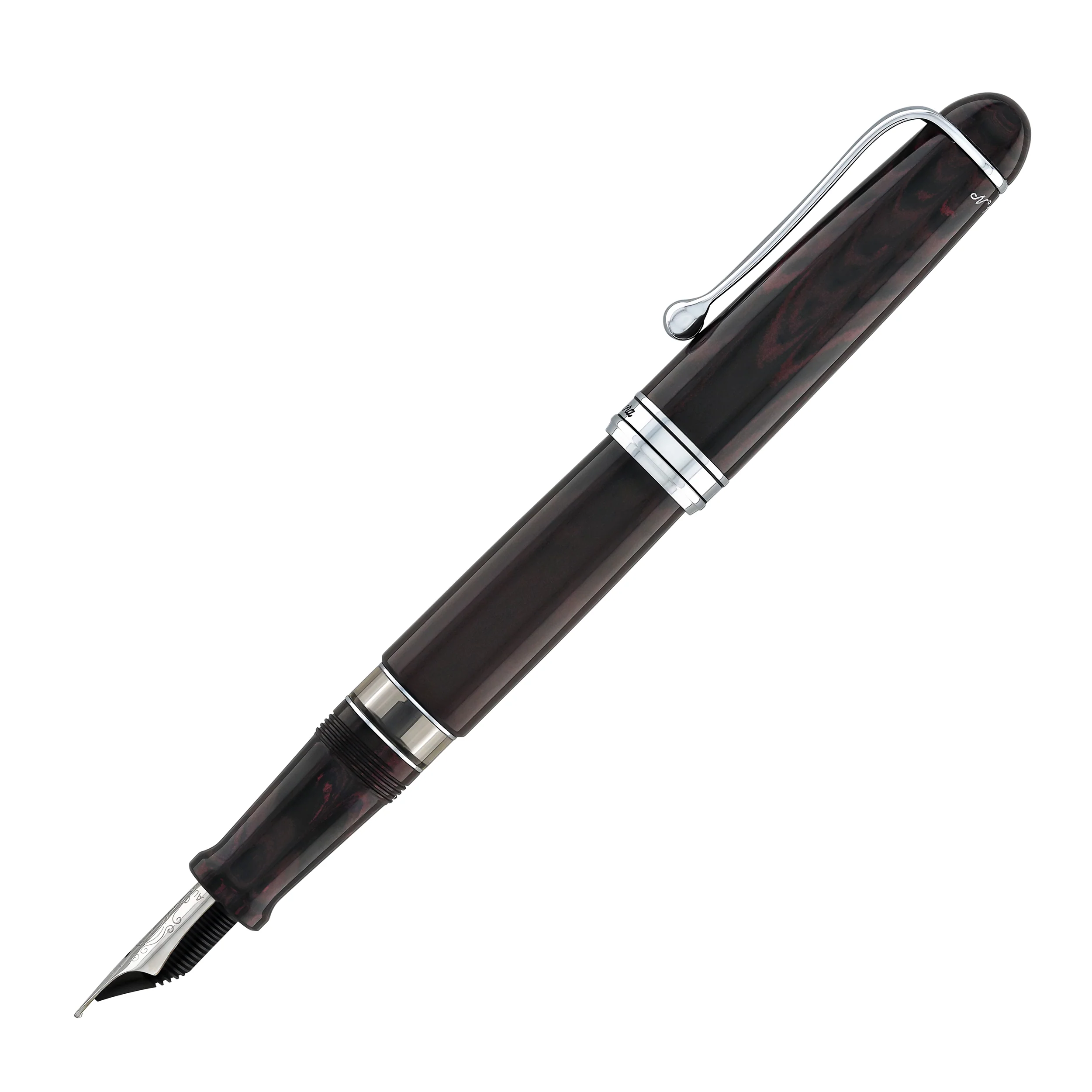Aurora 88  Fountain Pen in Ebonite Magenta - 18K Gold - Image 5