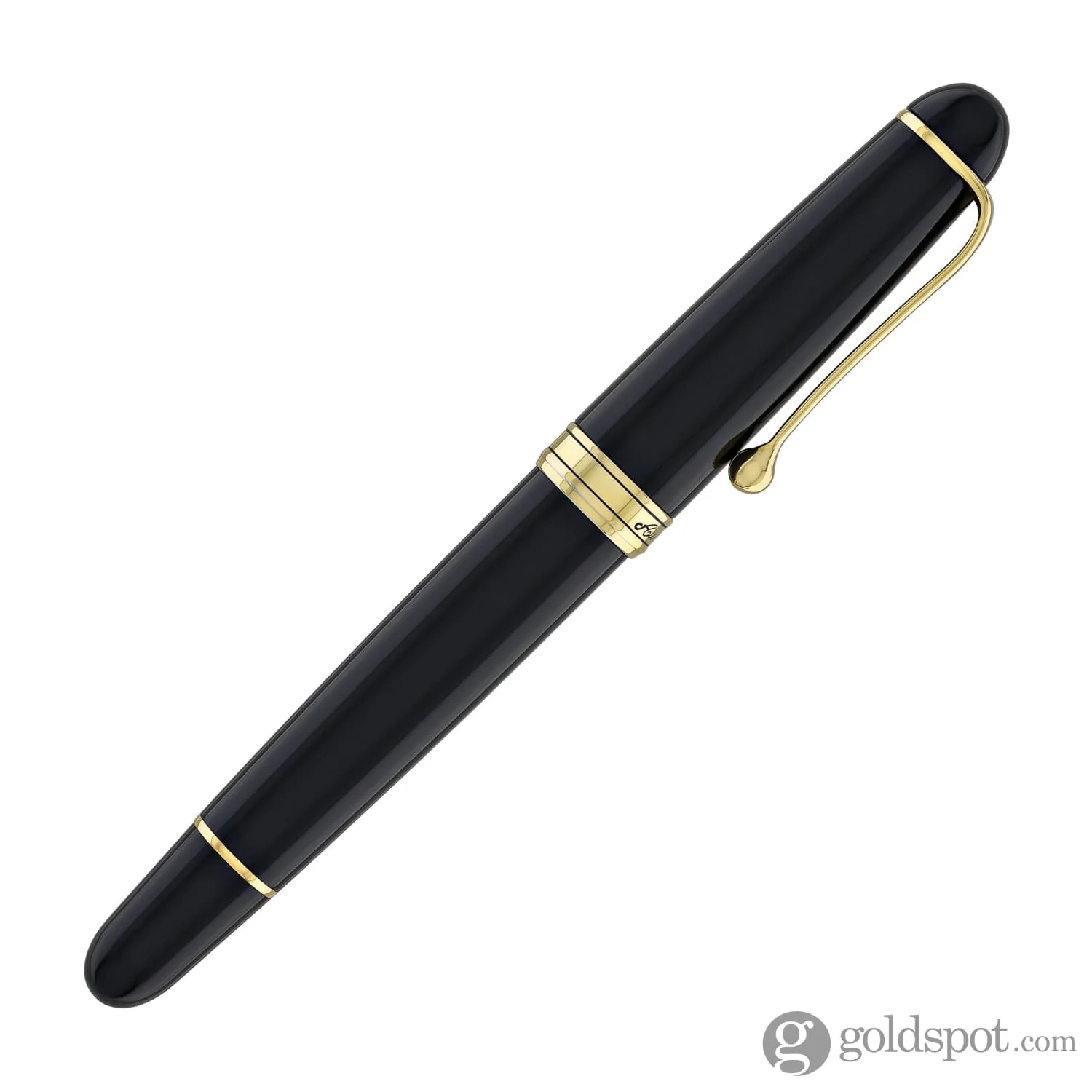 Aurora 88 Large Fountain Pen in Black with Gold Trim - 14K Gold - Image 6