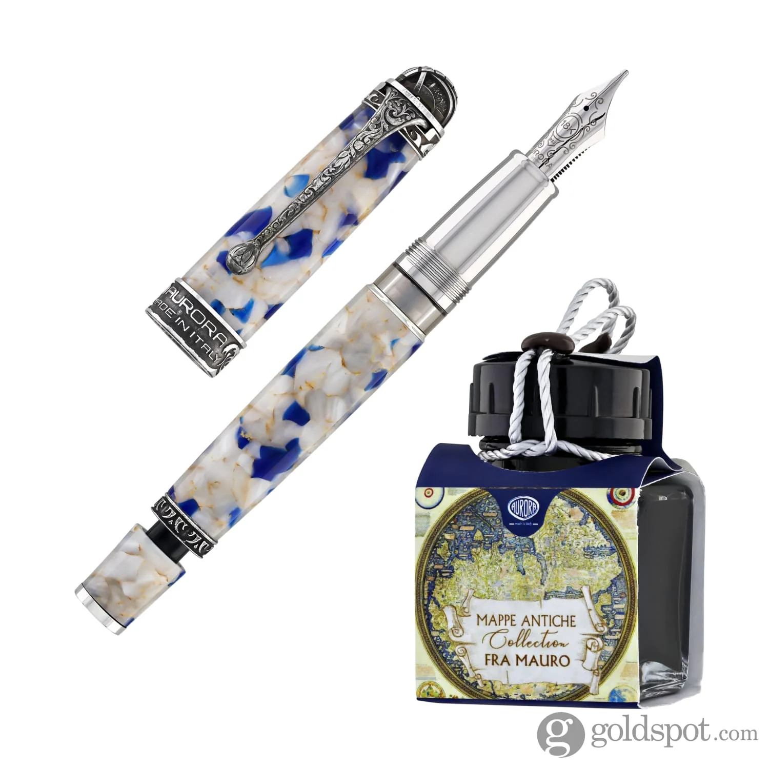 Aurora Ancient Maps Fountain Pen in Fra Mauro - Limited Edition - Medium Point - Image 8