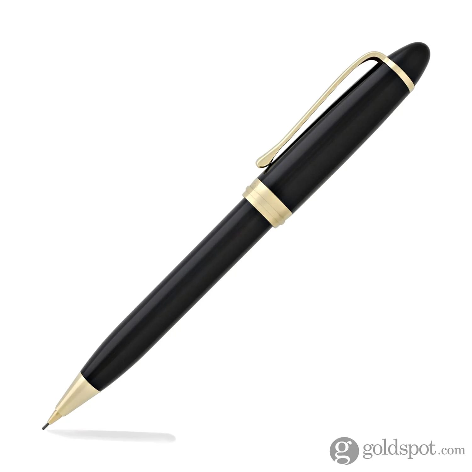 Aurora Ipsilon Deluxe Mechanical Pencil in Black with Gold Trim - 0.7mm - Image 3