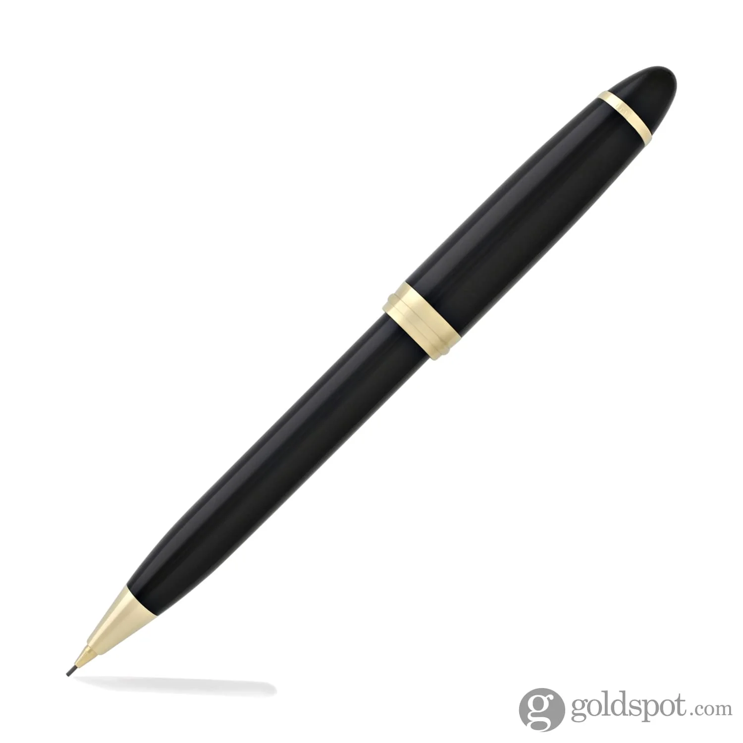 Aurora Ipsilon Deluxe Mechanical Pencil in Black with Gold Trim - 0.7mm - Image 4