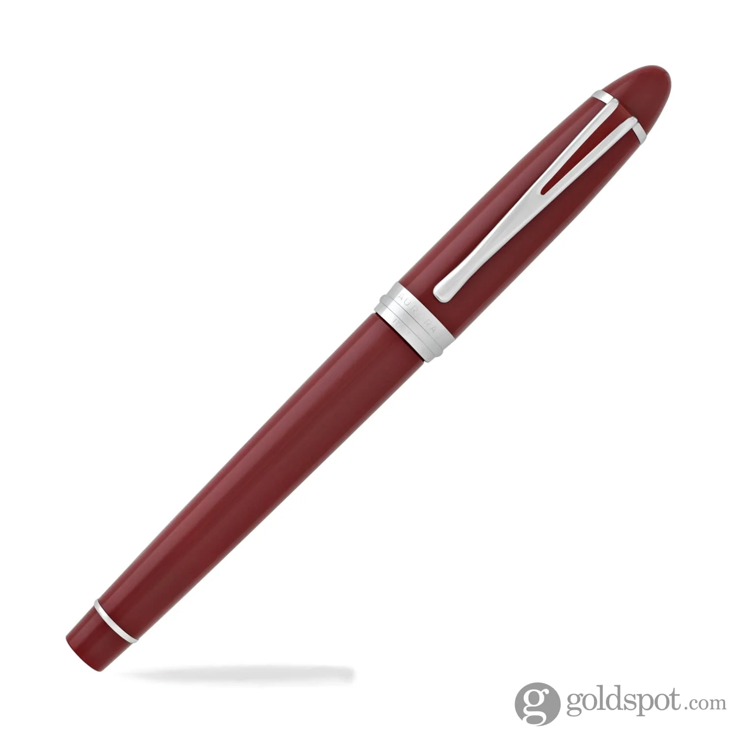 Aurora Ipsilon Deluxe Rollerball Pen in Red with Chrome Trim - Image 5