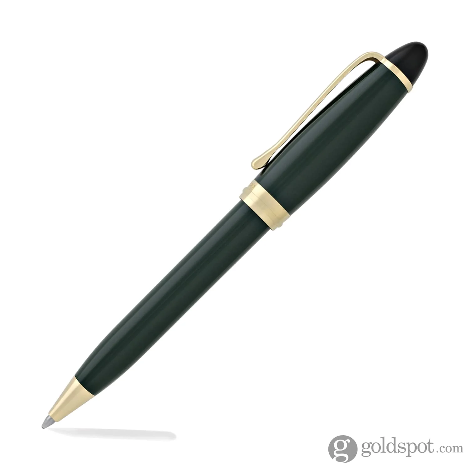Aurora Ipsilon Ballpoint Pen in Resin Green - Image 3