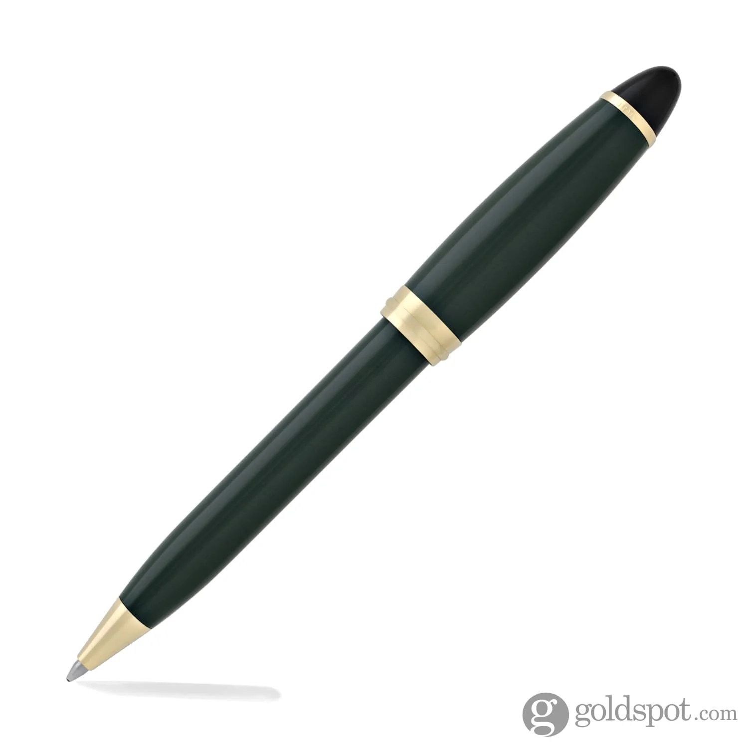 Aurora Ipsilon Ballpoint Pen in Resin Green - Image 4