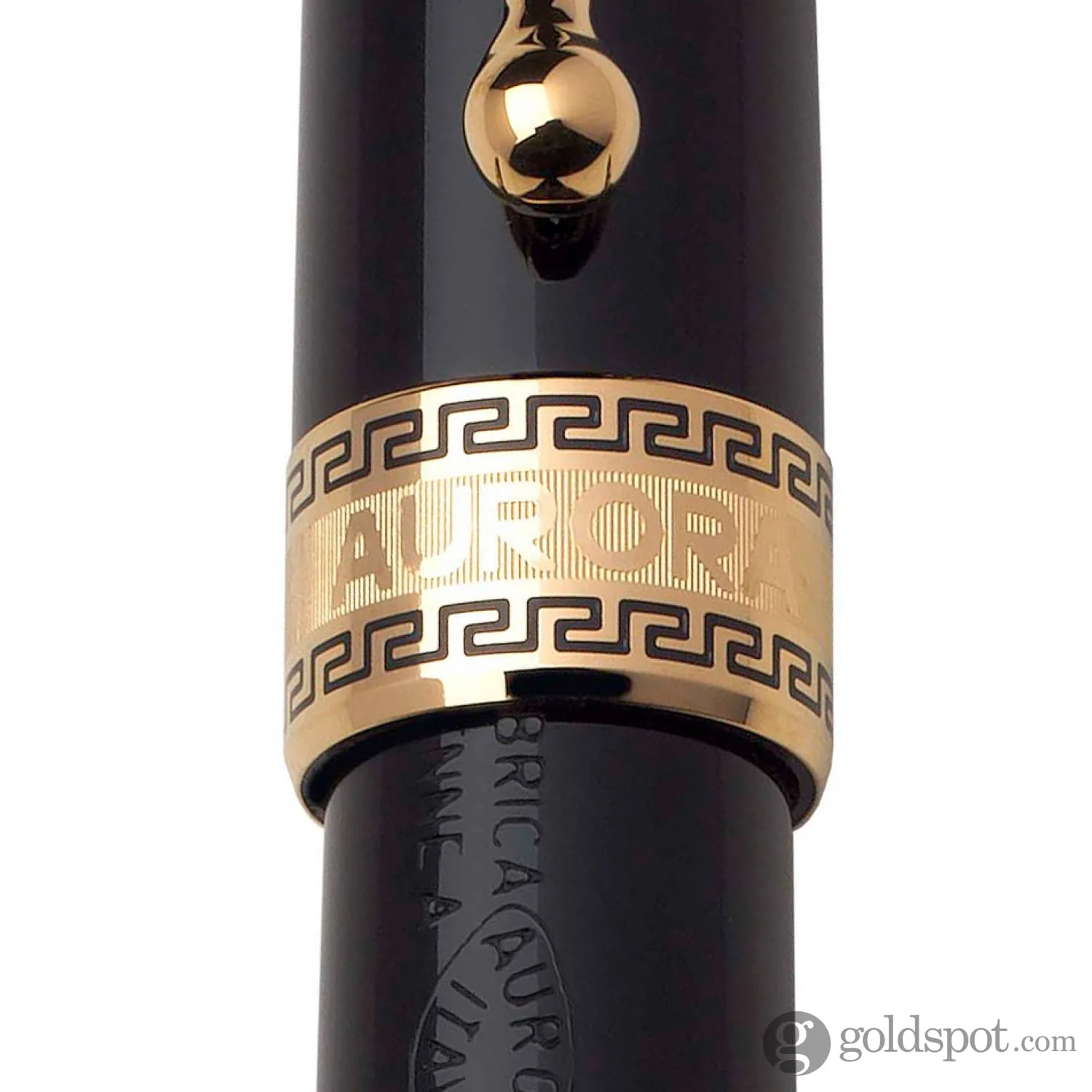 Aurora Optima Fountain Pen in Black - 14K Gold Extra Fine Point - Image 3