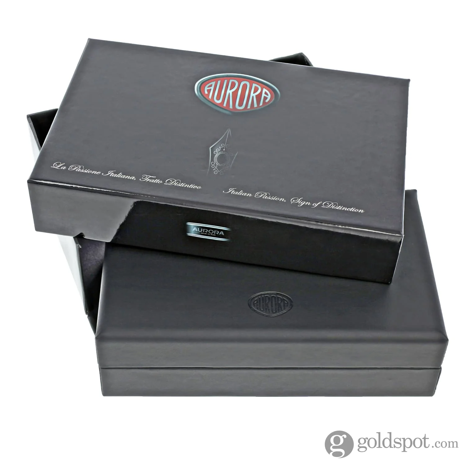 Aurora Optima Rollerball Pen Black Barrel with Solid Silver Cap - Image 9
