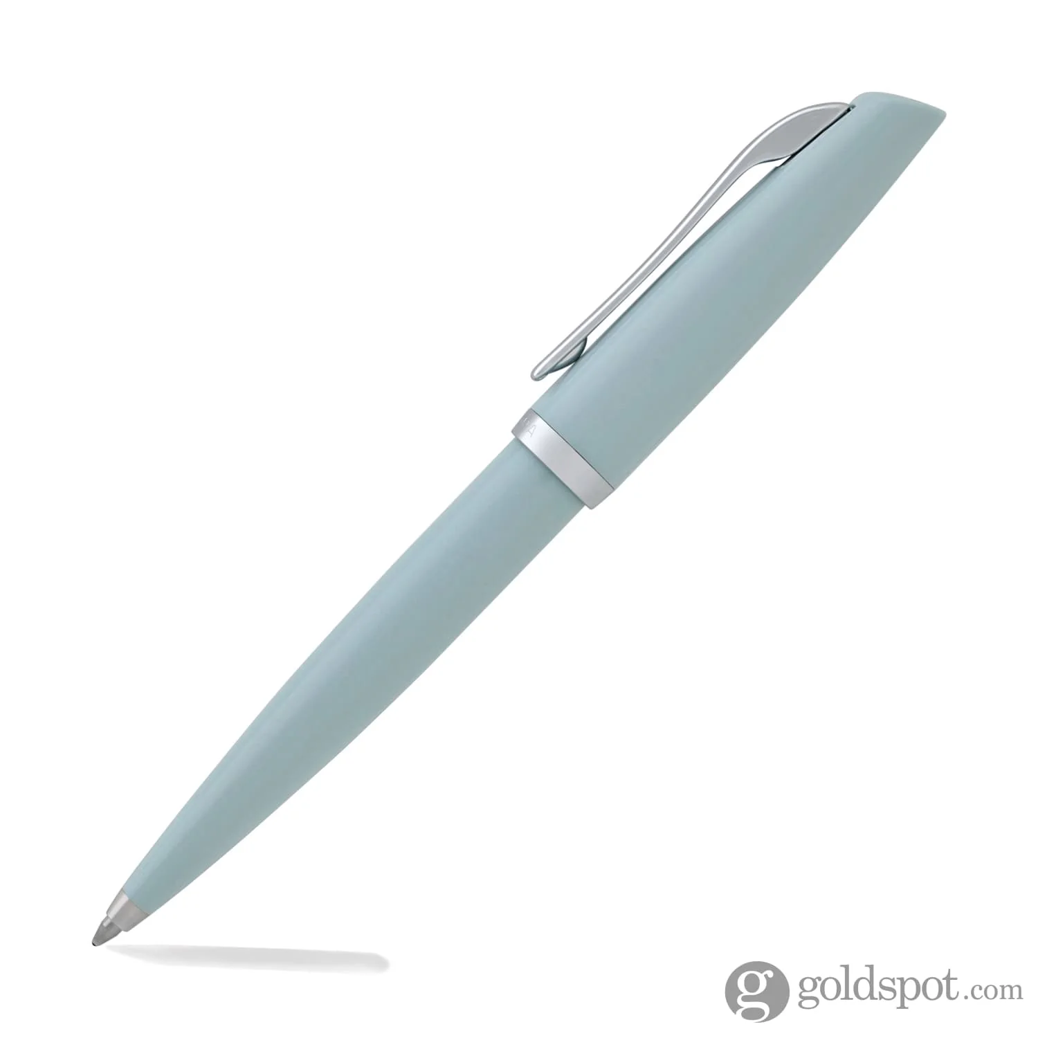 Aurora Style Gemstone Ballpoint Pen in Aquamarine - Image 3