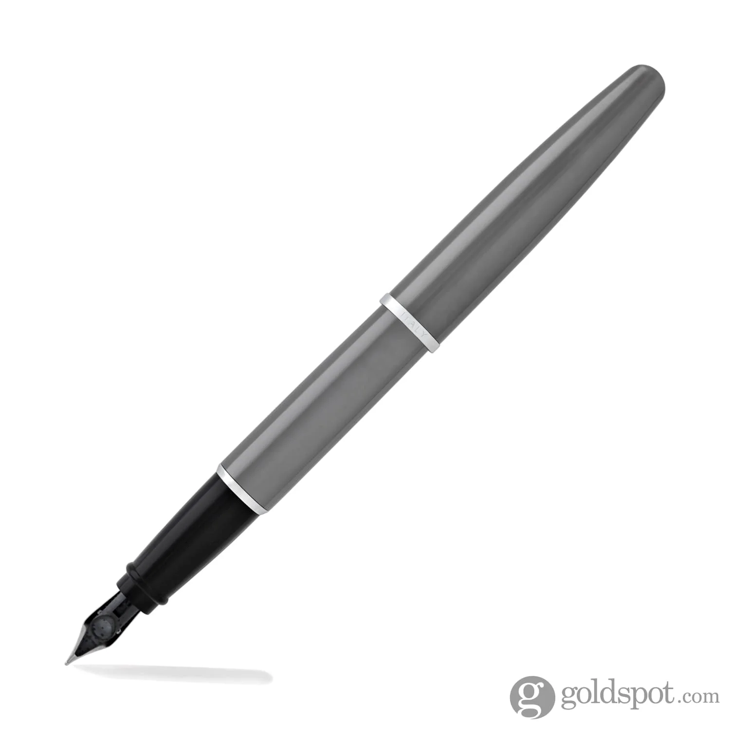 Aurora Style Lacquer Fountain Pen in Shiny Gunmetal - Image 4