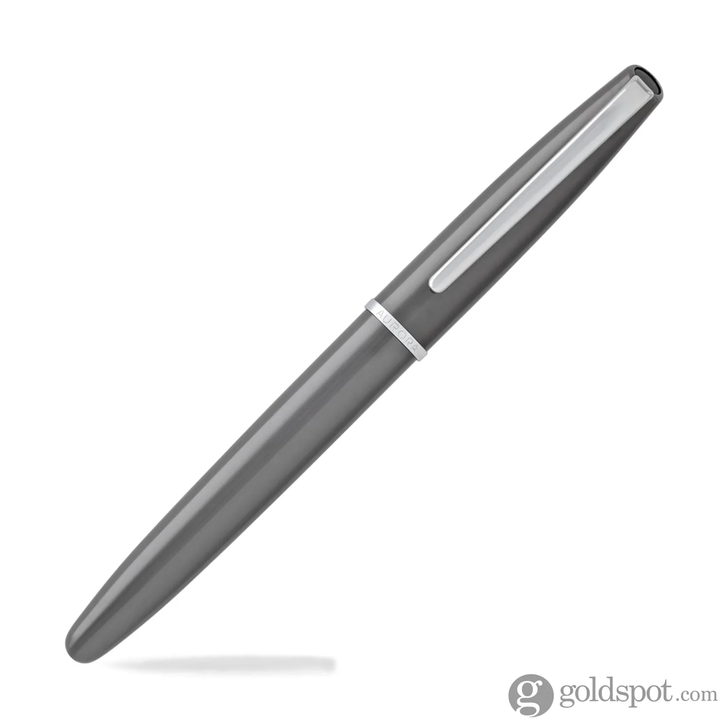 Aurora Style Lacquer Fountain Pen in Shiny Gunmetal - Image 5