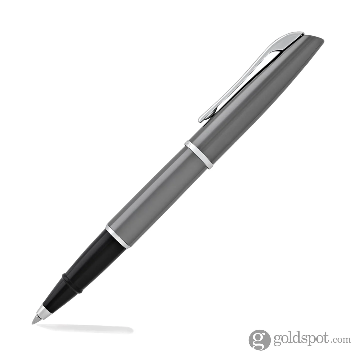 Aurora Style Lacquer Rollerball Pen in Shiny Gunmetal - Image 3