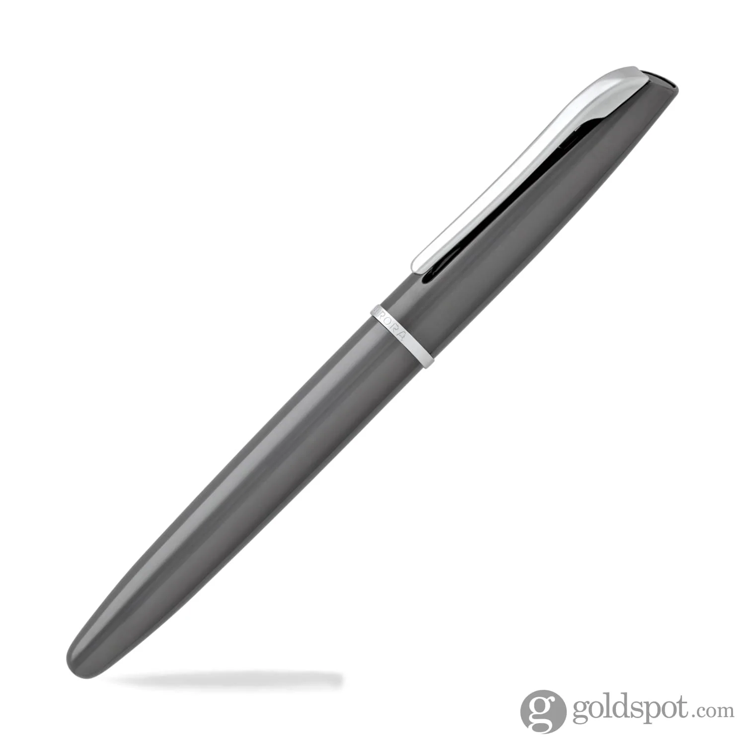 Aurora Style Lacquer Rollerball Pen in Shiny Gunmetal - Image 6