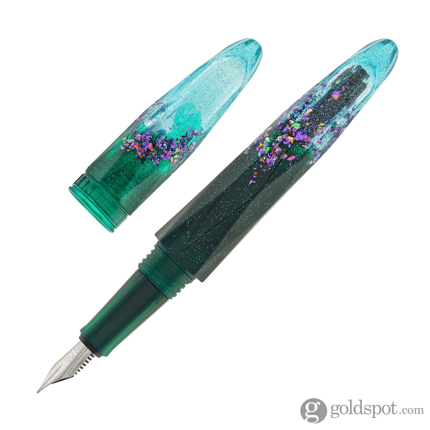 Benu Briolette Fountain Pen in Starlit Oasis - Image 3