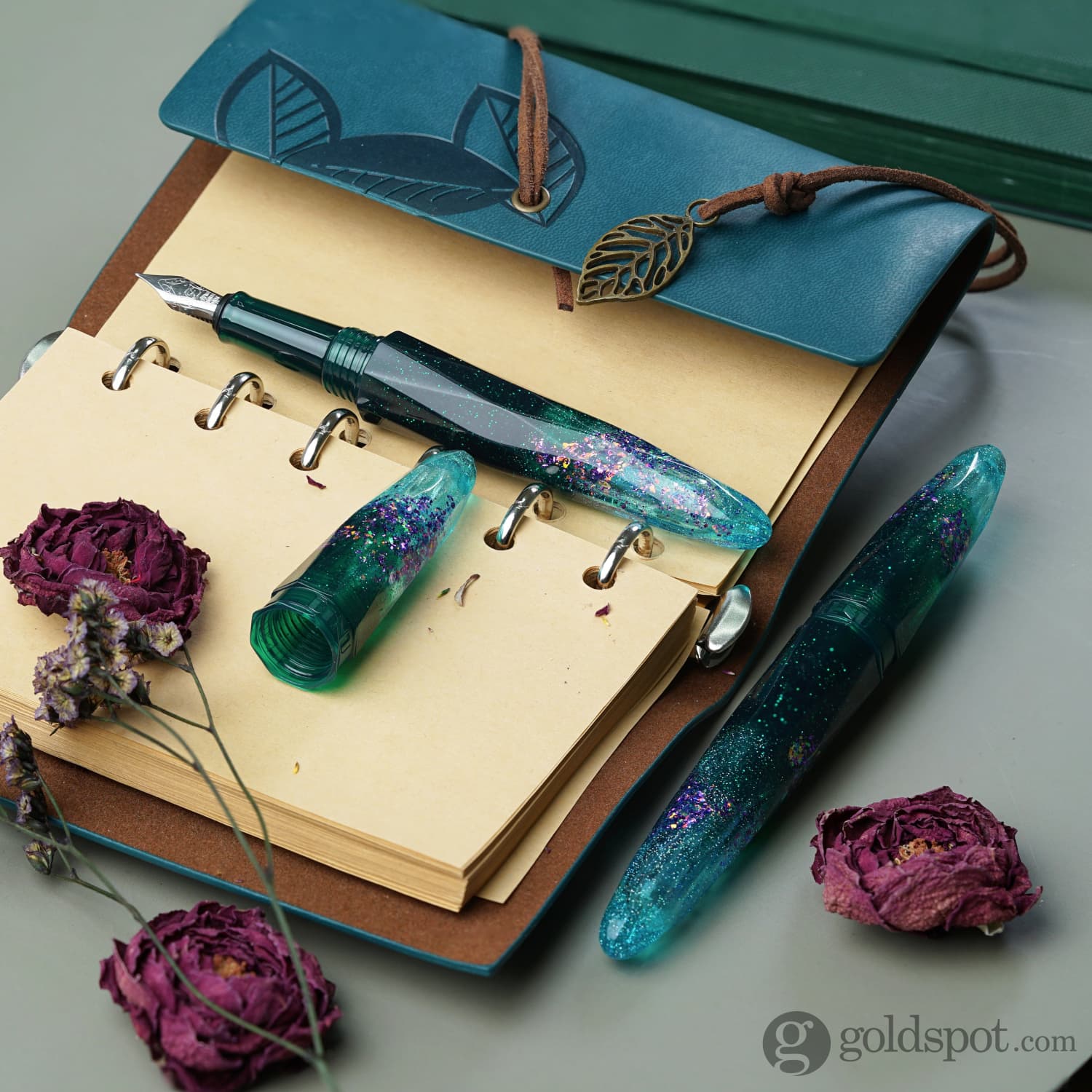 Benu Briolette Fountain Pen in Starlit Oasis - Image 8