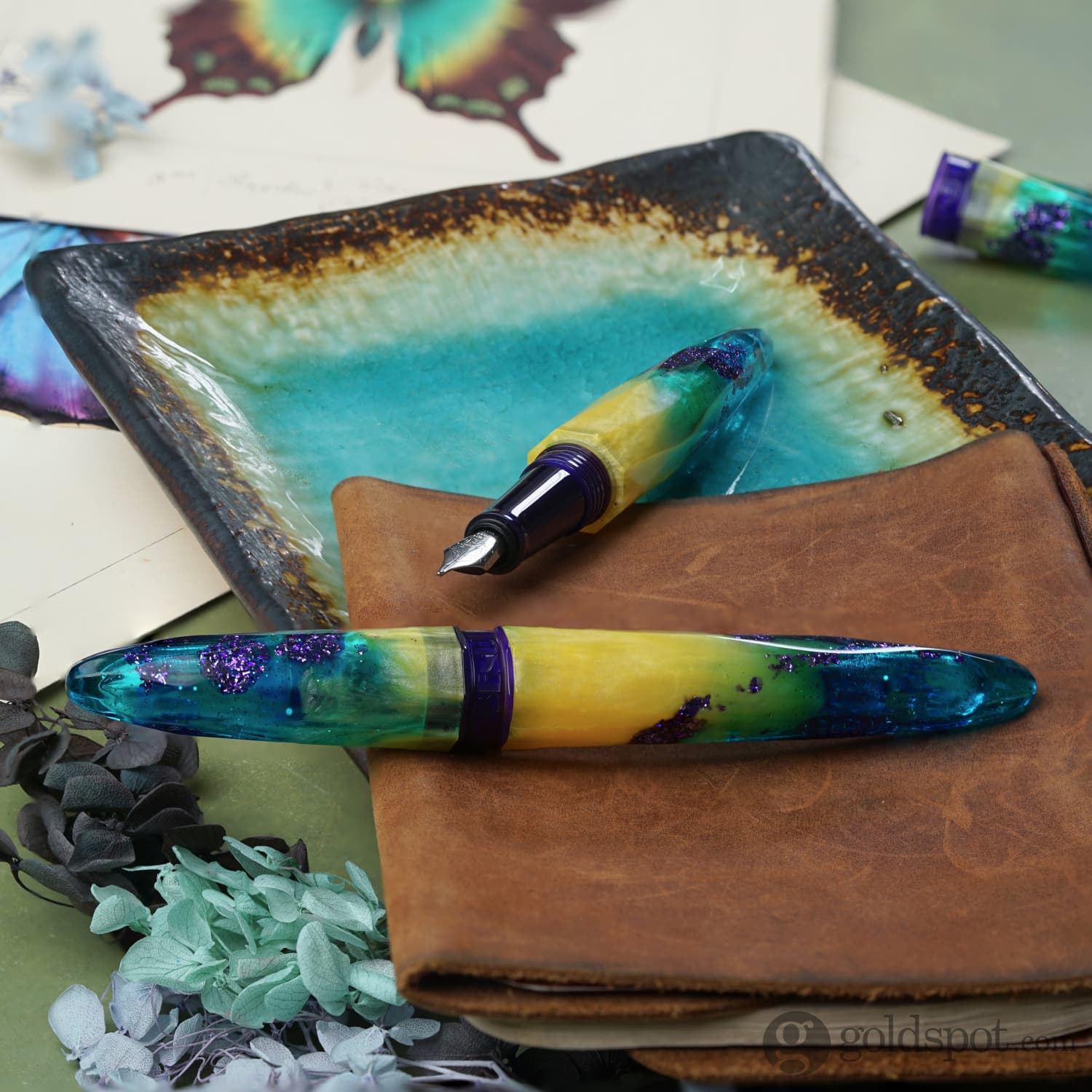 Benu Briolette Fountain Pen in Tropicana - Image 10