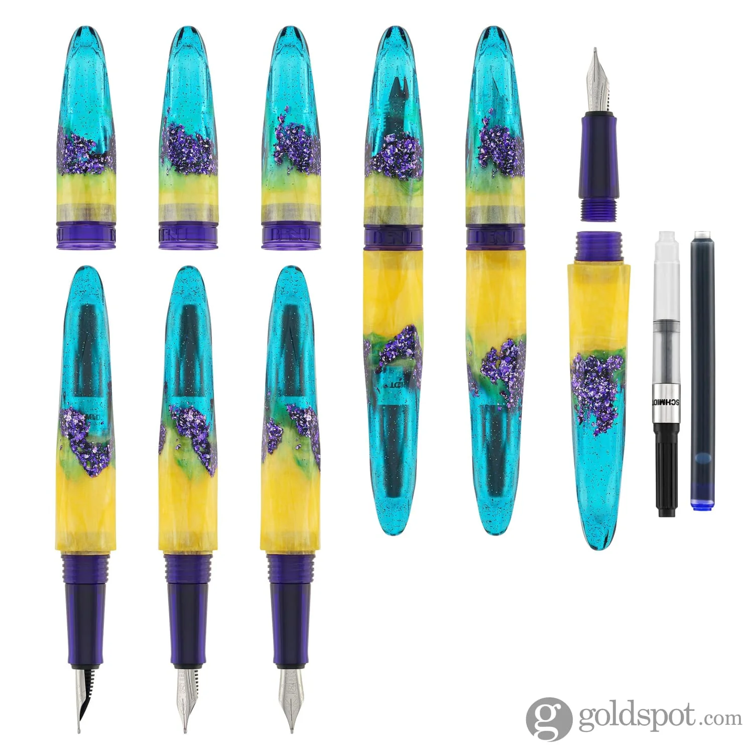 Benu Briolette Fountain Pen in Tropicana - Image 6