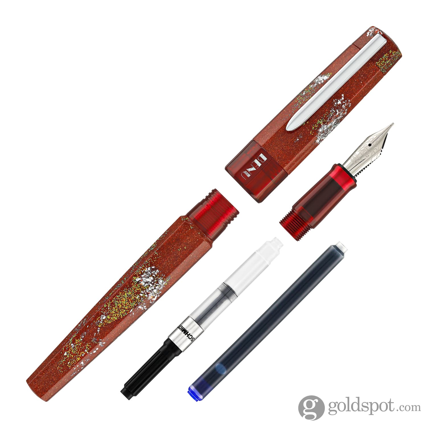Benu Euphoria Fountain Pen in Bloody Mary - Image 7