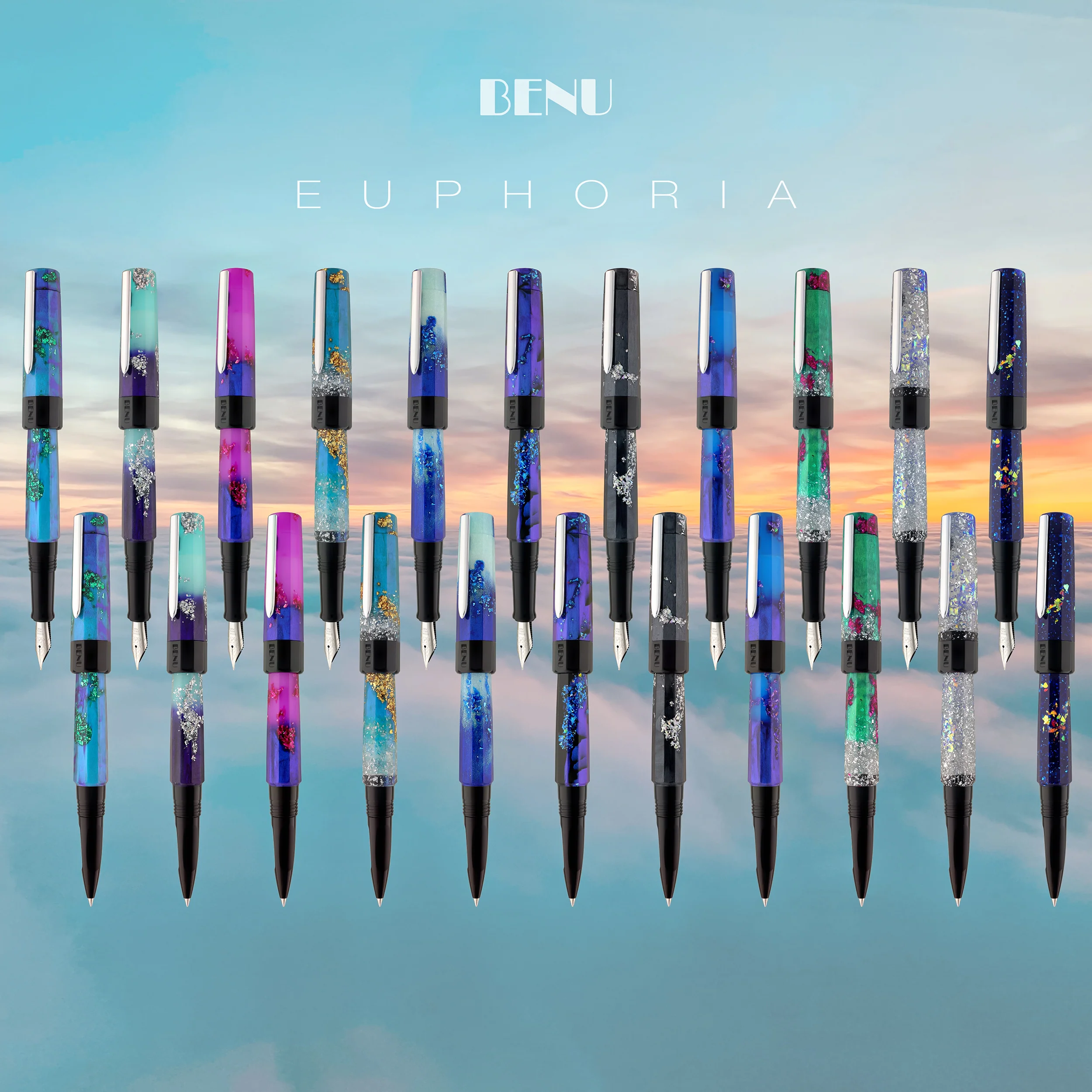 Benu Euphoria Fountain Pen in Caviar - Image 10