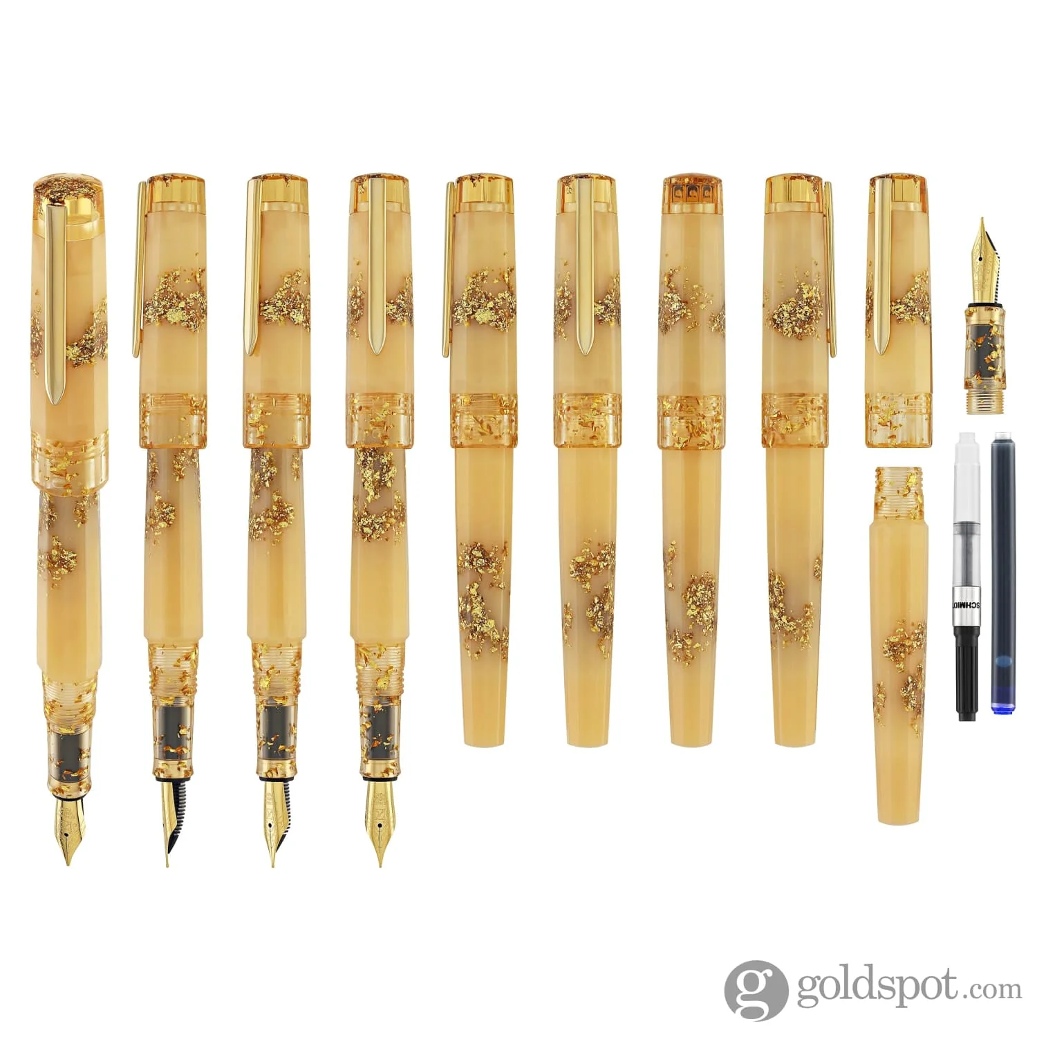Benu Euphoria Fountain Pen in Golden Beach - Image 9