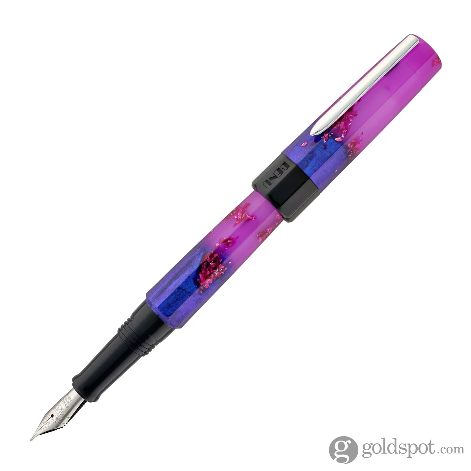 Benu Euphoria Fountain Pen in Love Story (Lavender Blue Glow) - Image 15