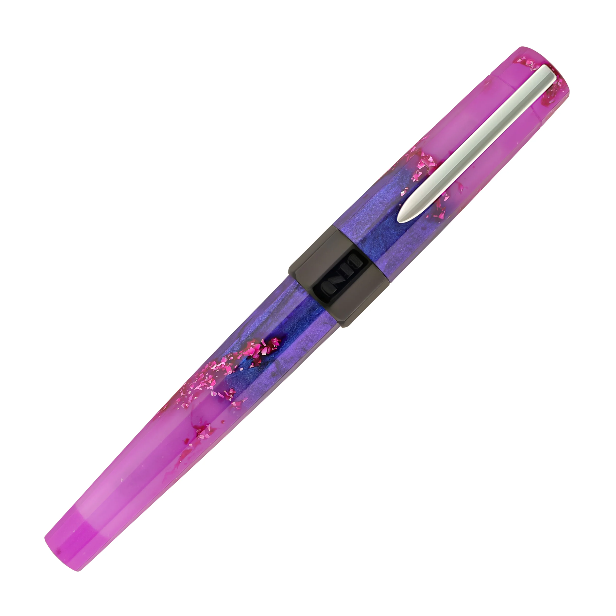 Benu Euphoria Fountain Pen in Love Story (Lavender Blue Glow) - Image 4
