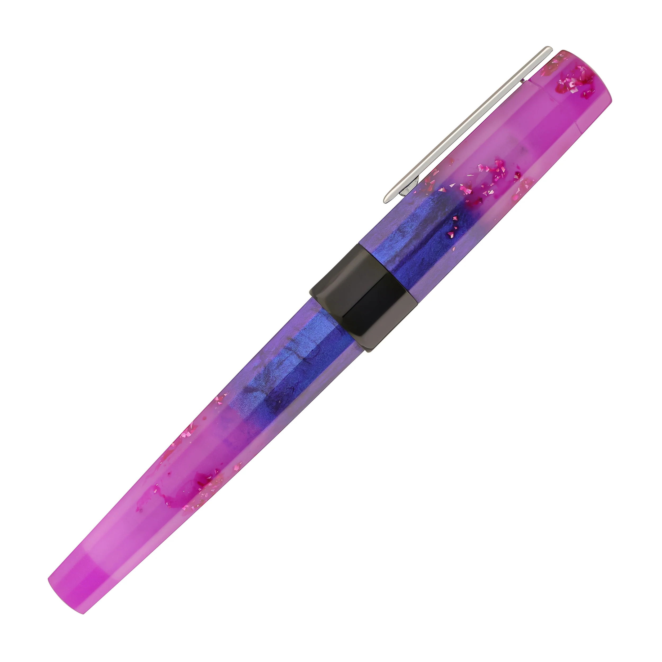 Benu Euphoria Fountain Pen in Love Story (Lavender Blue Glow) - Image 5