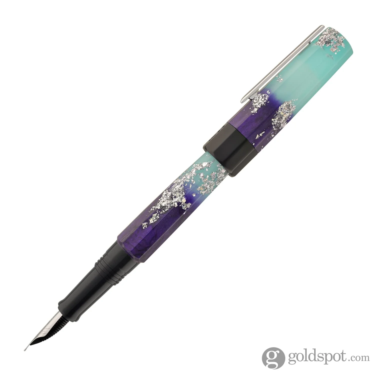 Benu Euphoria Fountain Pen in Ocean Breeze (Blue Glow) - Image 3