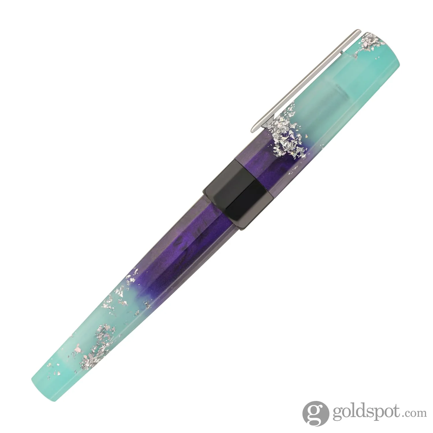 Benu Euphoria Fountain Pen in Ocean Breeze (Blue Glow) - Image 5