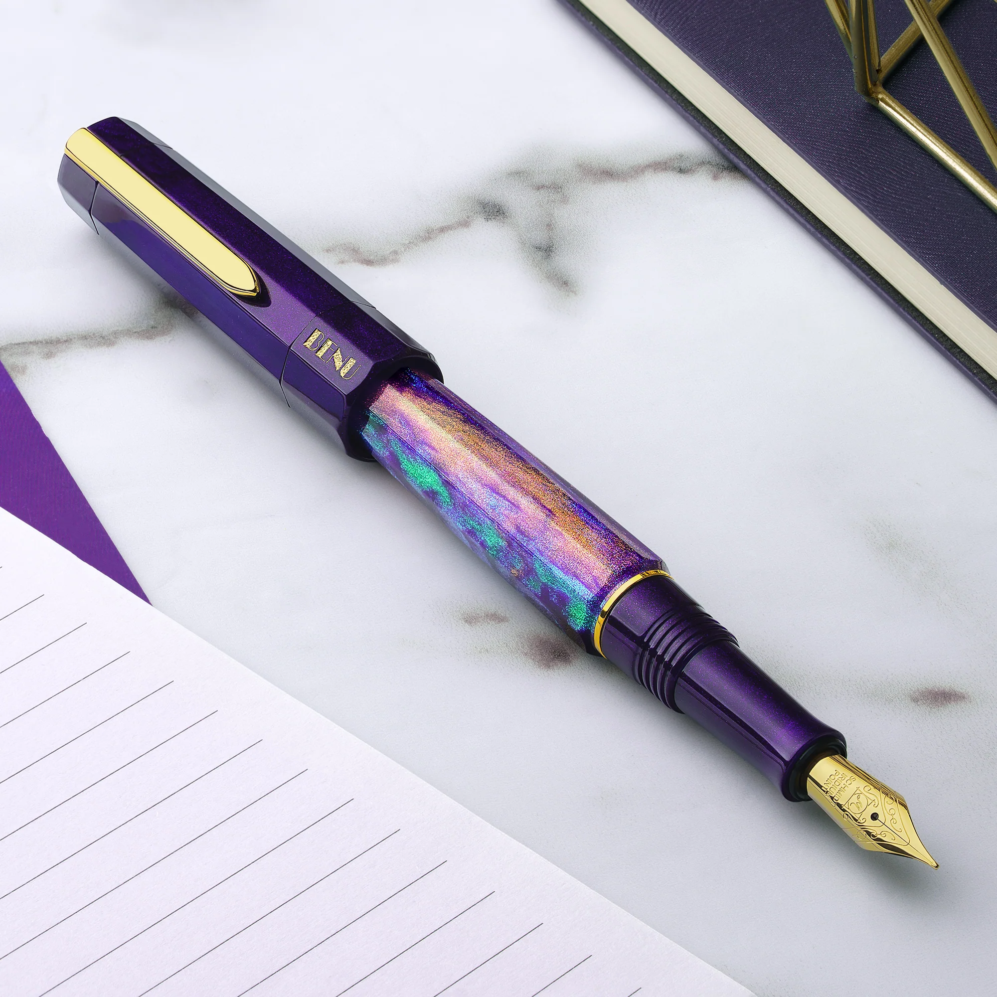Benu Euphoria Fountain Pen in Opera - Image 11