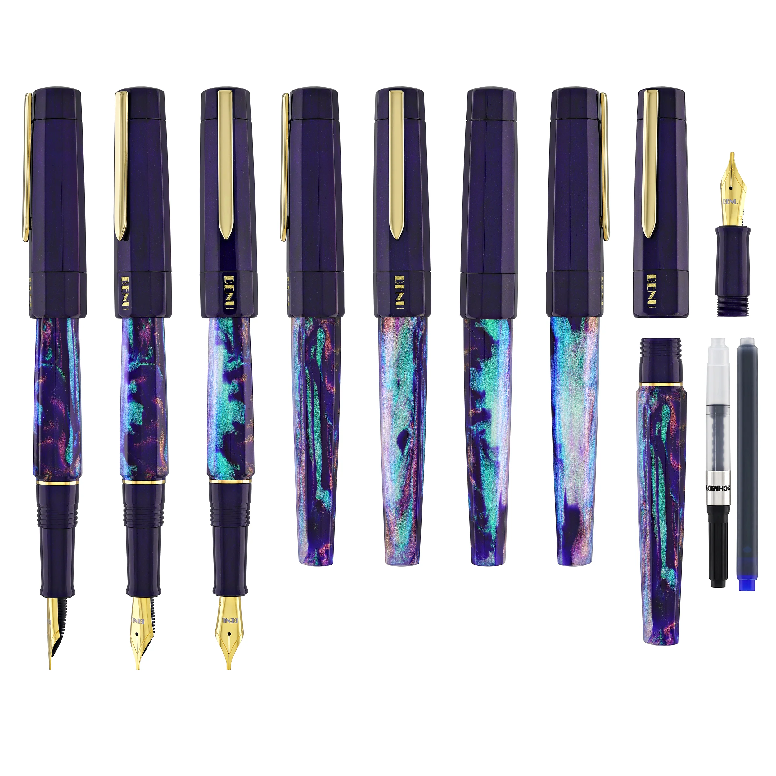 Benu Euphoria Fountain Pen in Opera - Image 8