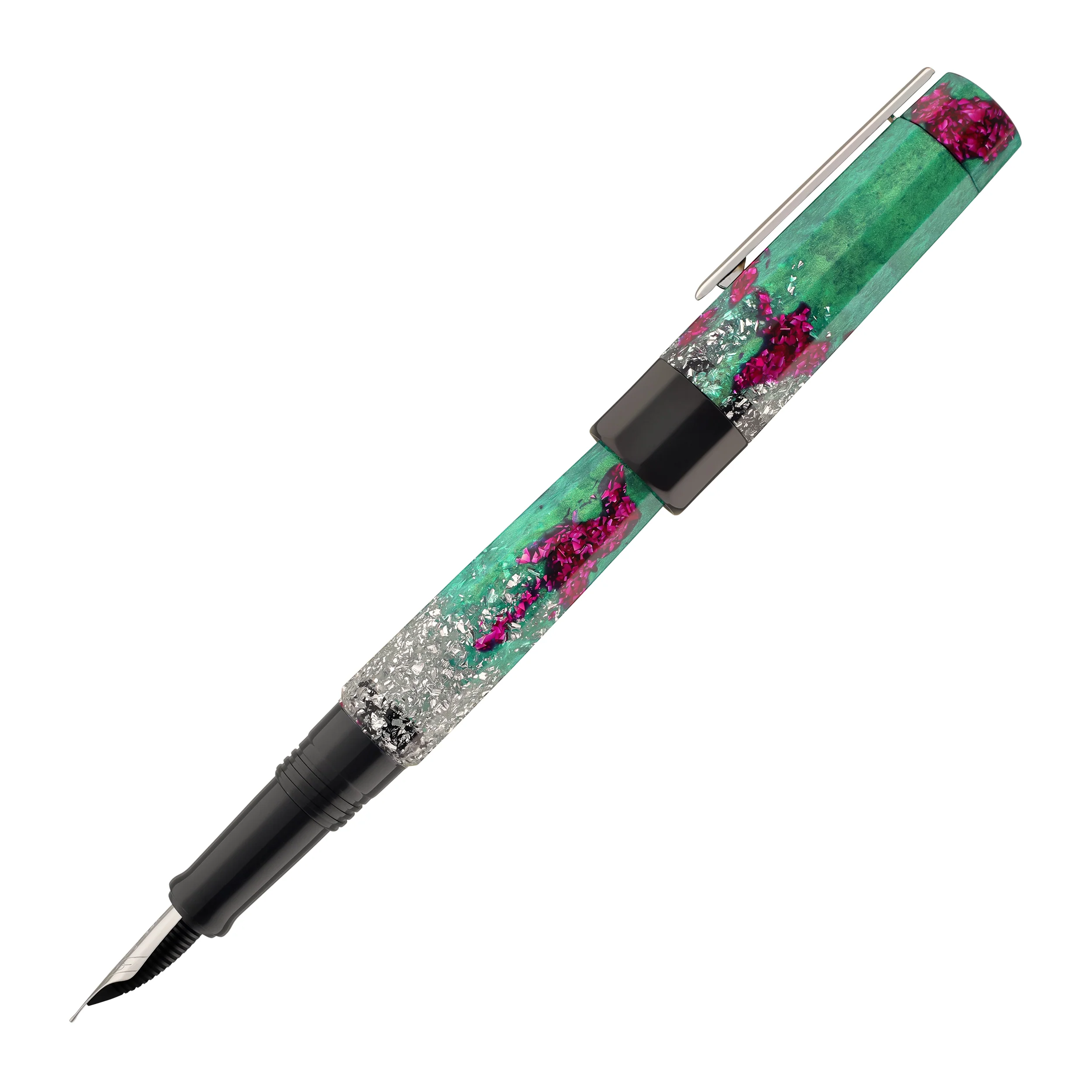 Benu Euphoria Fountain Pen in Pink Guava - Image 3