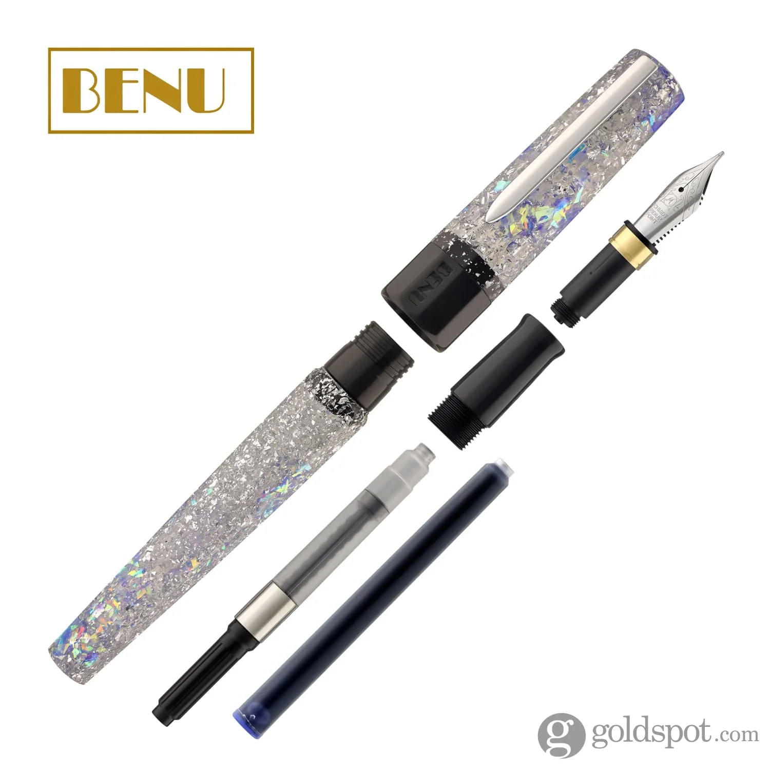 Benu Euphoria Fountain Pen in Vodka on the Rocks - Image 7