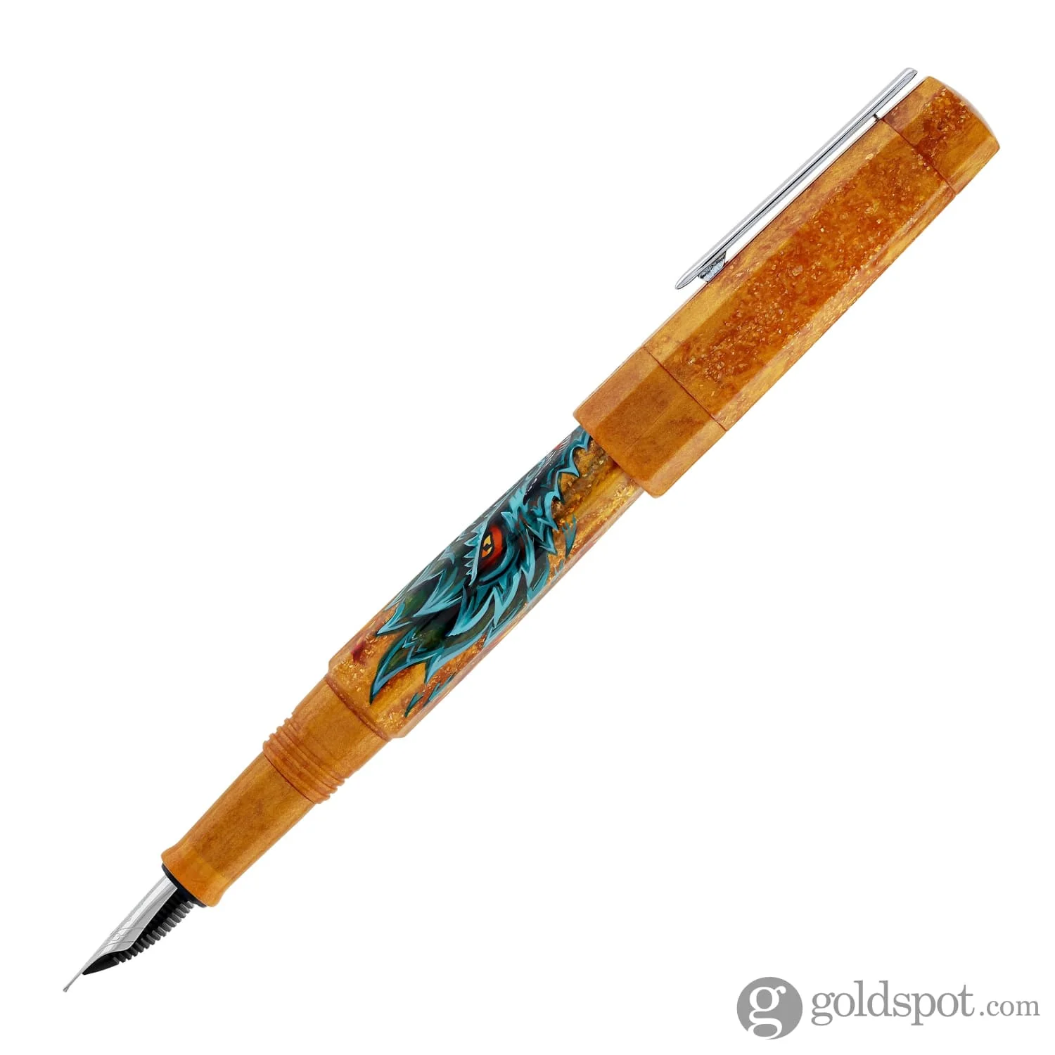 Benu Euphoria Handpainted Dragon Fountain Pen in Glasog - Image 5