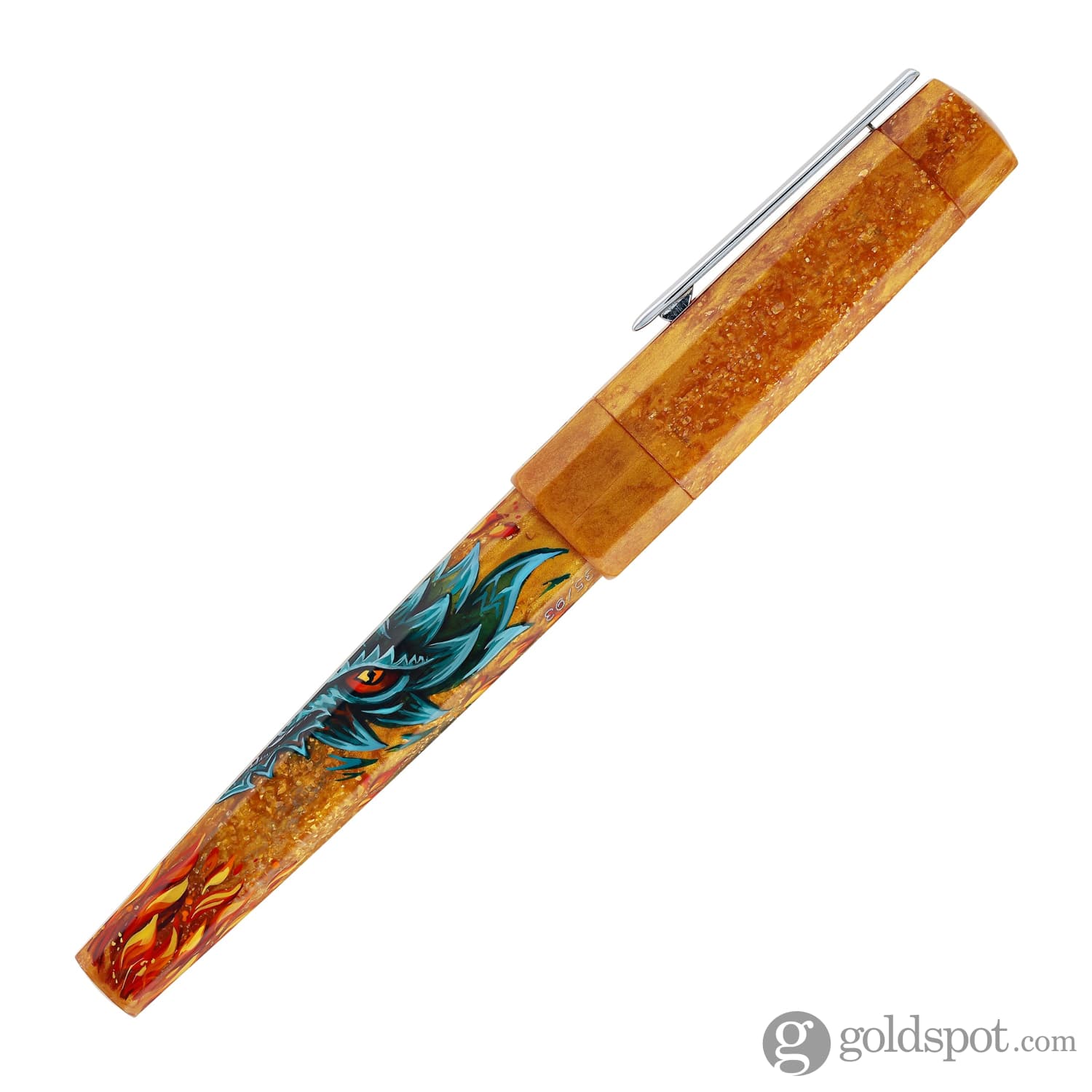 Benu Euphoria Handpainted Dragon Fountain Pen in Glasog - Image 6