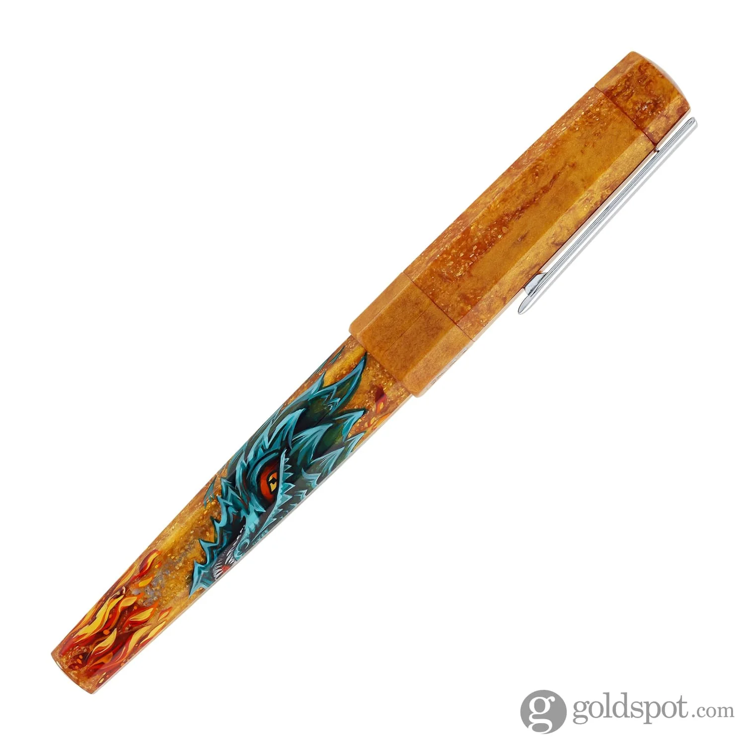 Benu Euphoria Handpainted Dragon Fountain Pen in Glasog - Image 7