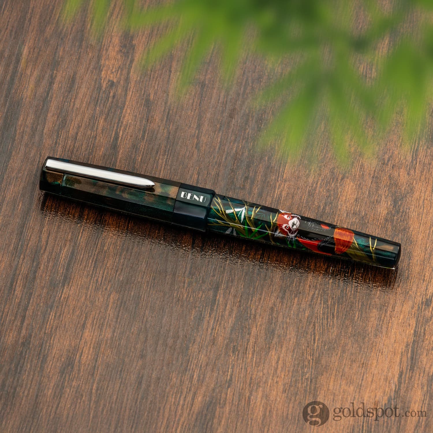 Benu Euphoria Handpainted Fountain Pen in Red Panda - Image 11