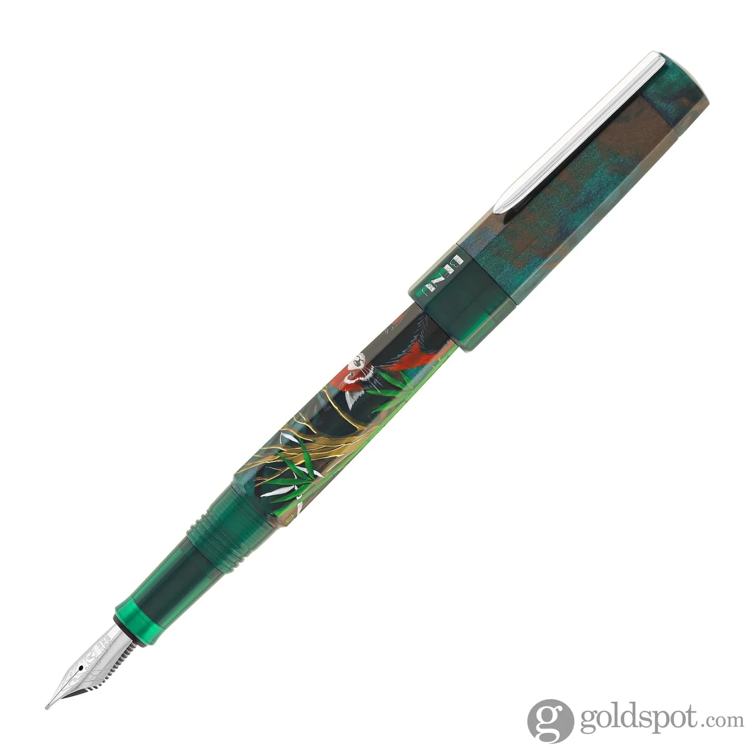 Benu Euphoria Handpainted Fountain Pen in Red Panda - Image 4