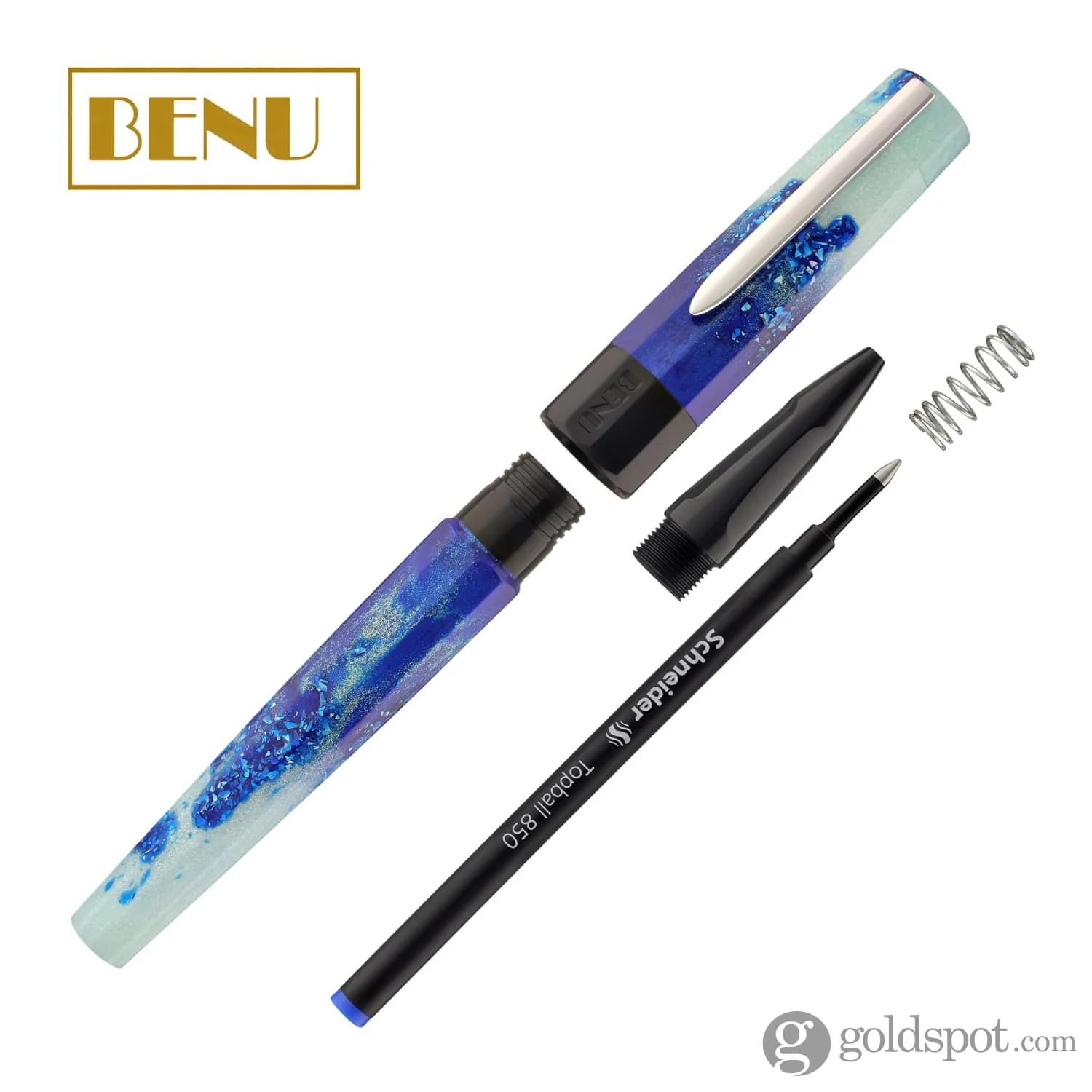 Benu Euphoria Rollerball Pen in Big Wave - Image 7