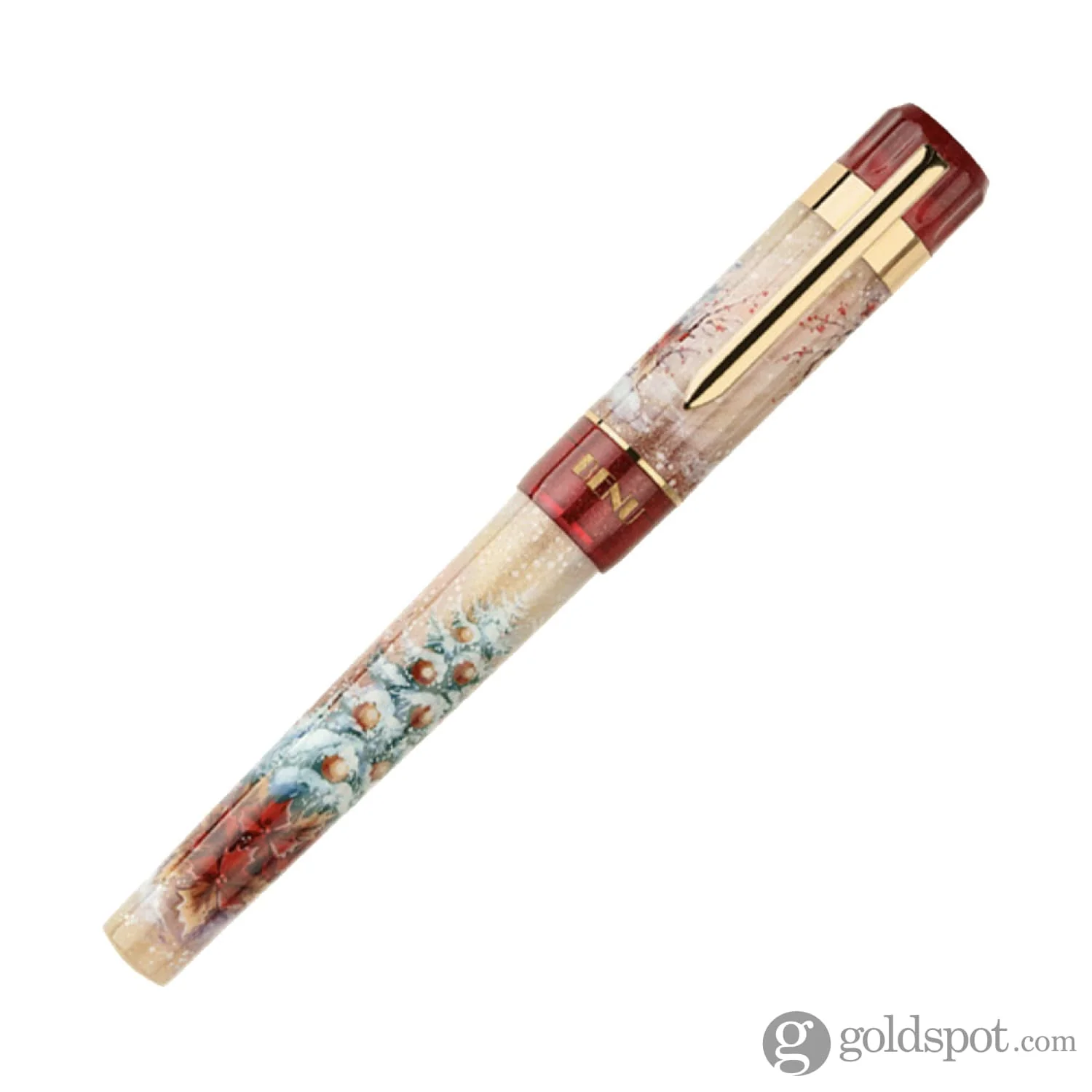 Benu Tribute Fountain Pen in Noel in Snow - Image 2