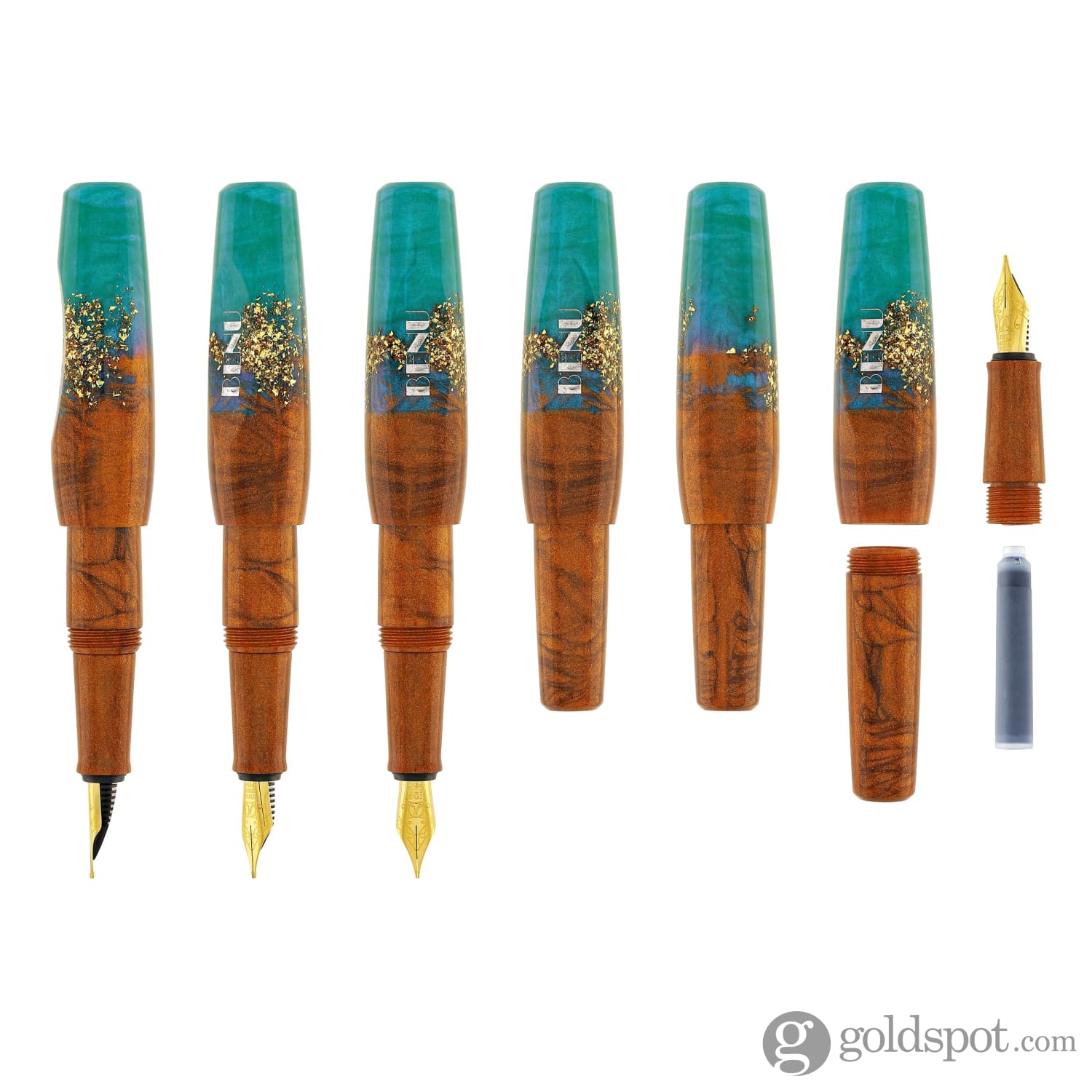 Benu Pixie Fountain Pen in Aurora Gold - Image 8