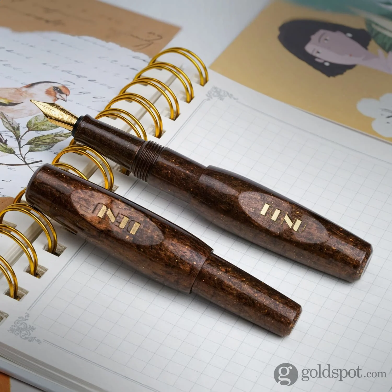 Benu Pixie Fountain Pen in Coffee Brown - Image 10