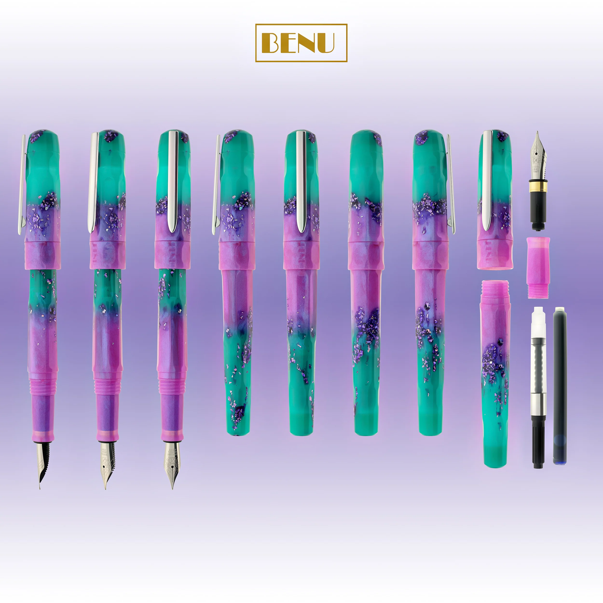 Benu Talisman Fountain Pen in Mandrake - Image 8