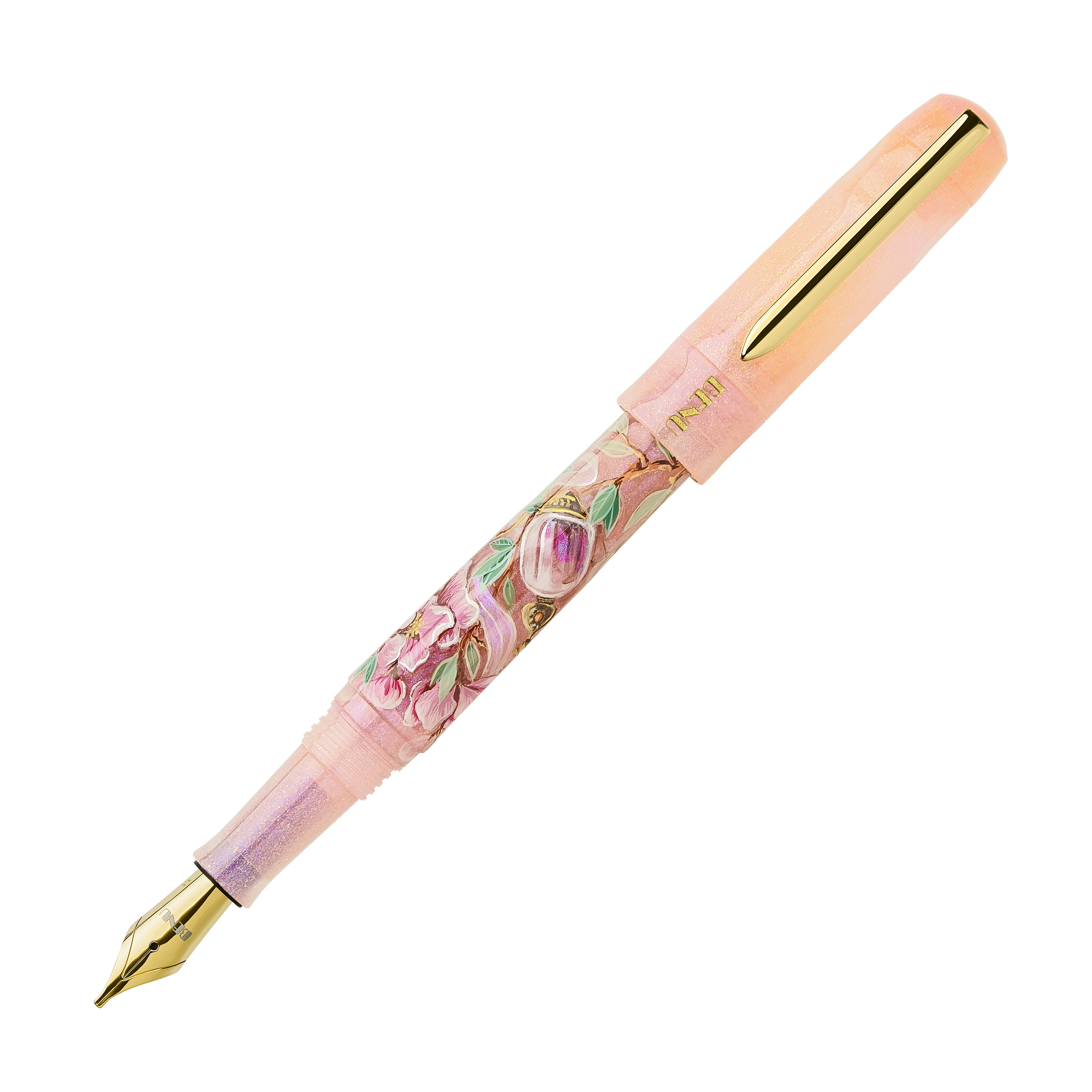 Benu Talisman Fountain Pen in Peach Blossom - Image 2