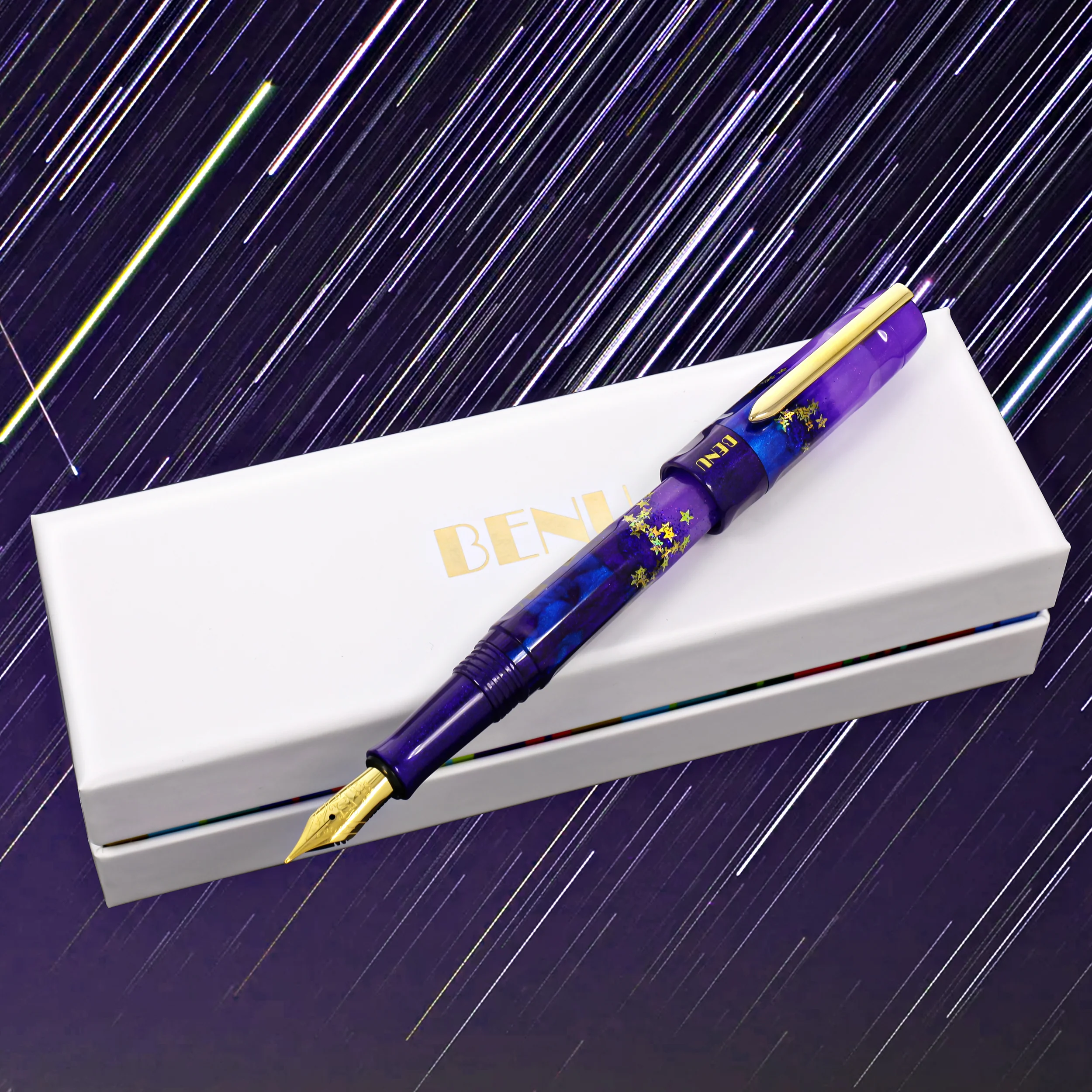 Benu Talisman Fountain Pen in Perseids - Image 12