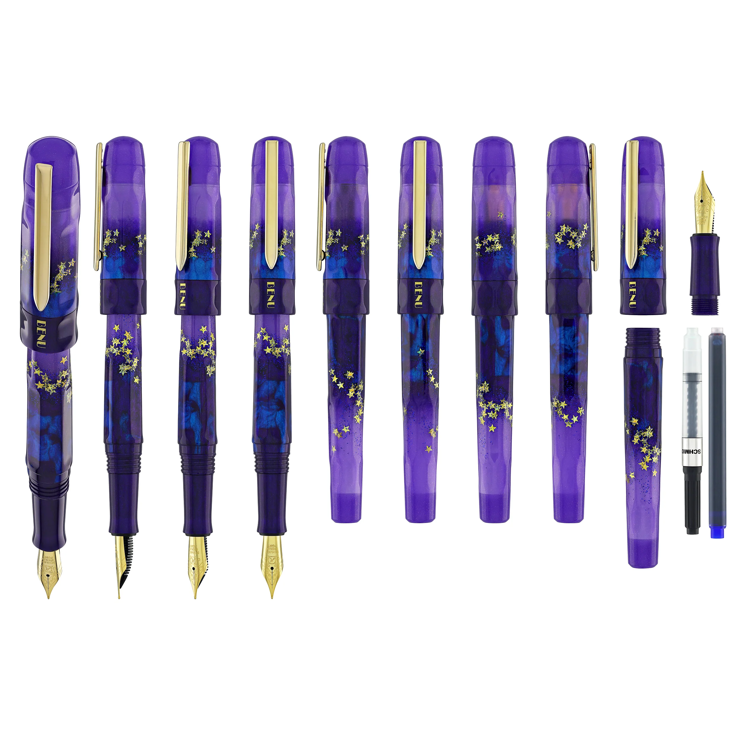 Benu Talisman Fountain Pen in Perseids - Image 9